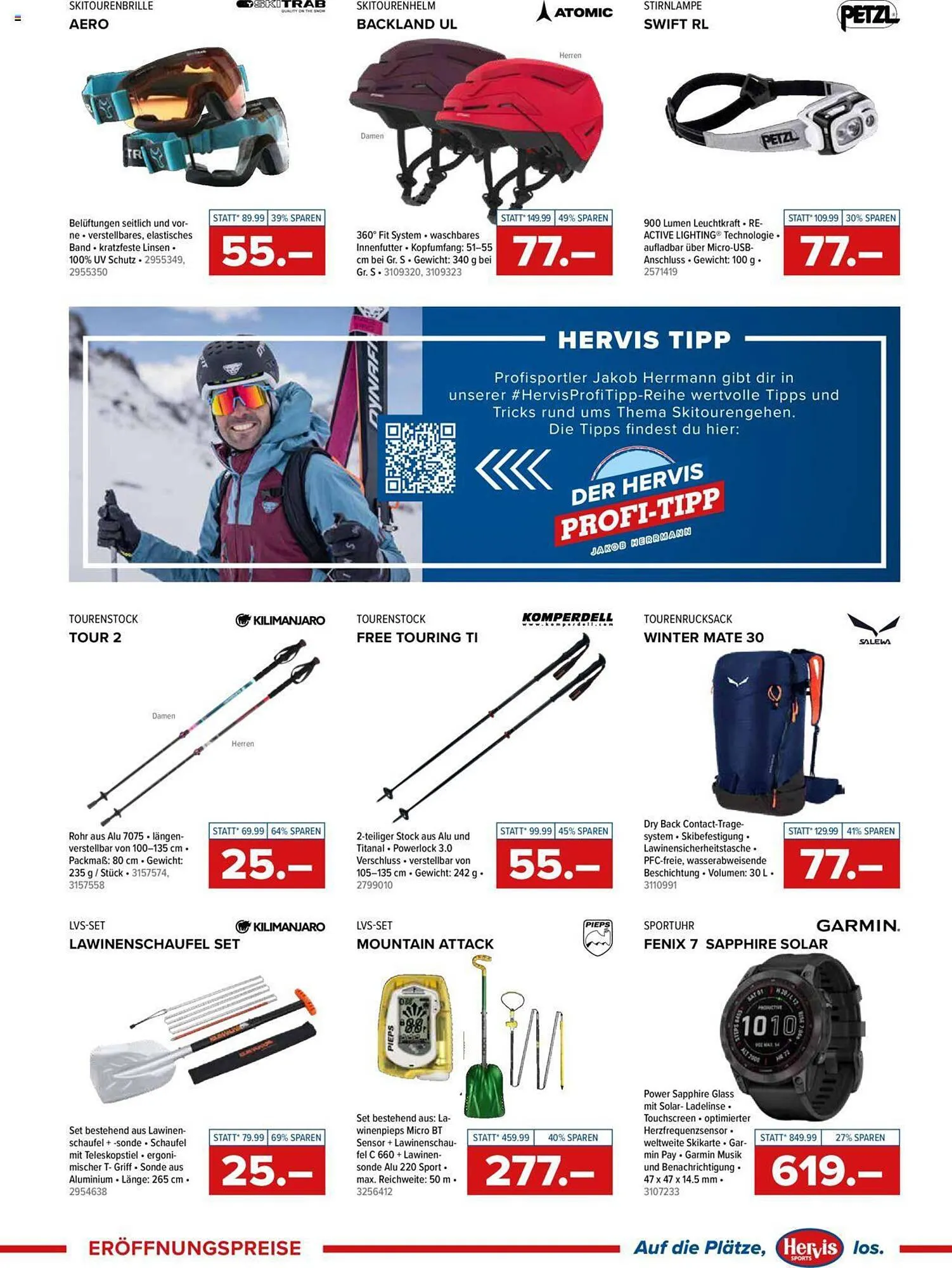 Hervis Flugblatt von 9. November bis 11. November 2023 - Flugblätt seite  3