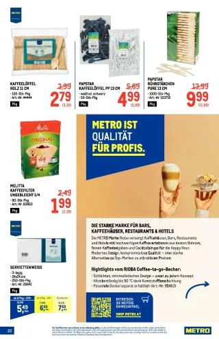 METRO Flugblatt Food von 3. September bis 30. September 2026 - Flugblätt seite  22