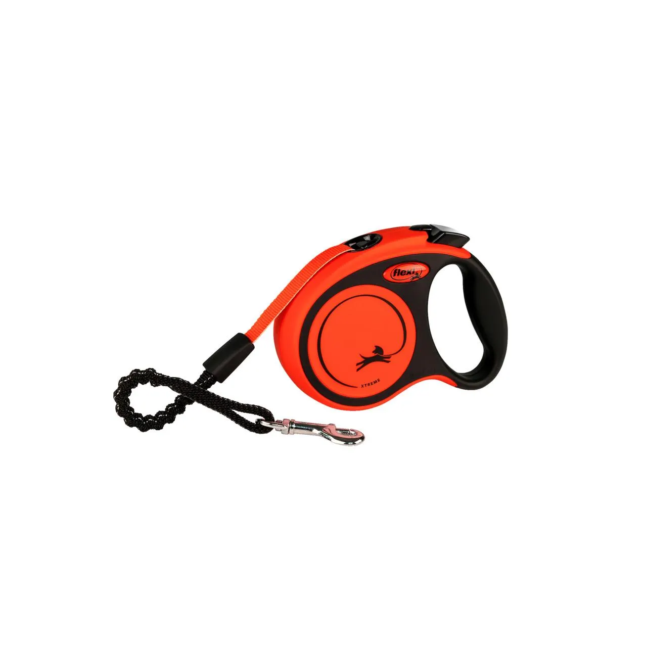 Flexi XTREME Gurt XS 3 m schwarz/orange