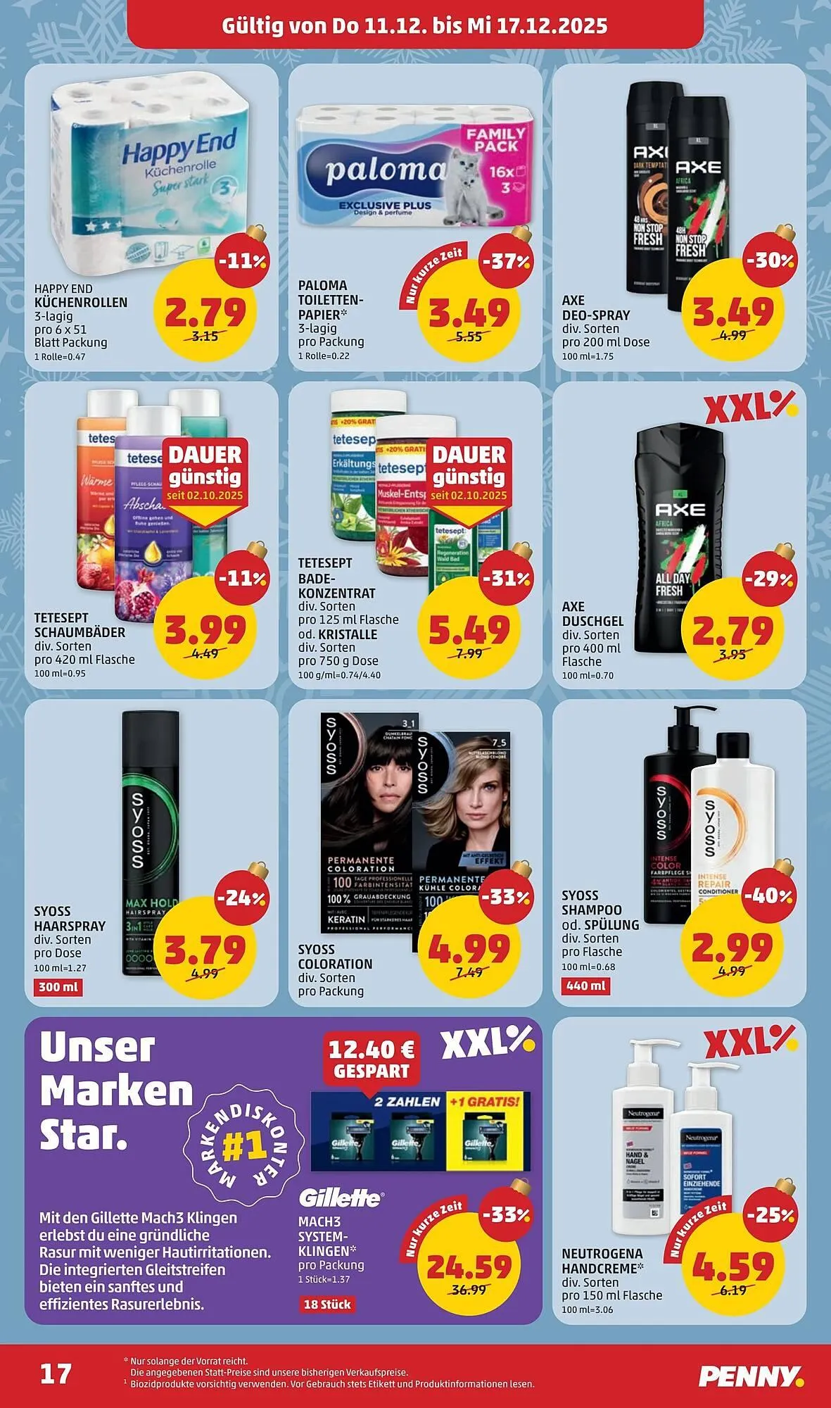 PENNY Flugblatt von 11. Dezember bis 17. Dezember 2025 - Flugblätt seite  17