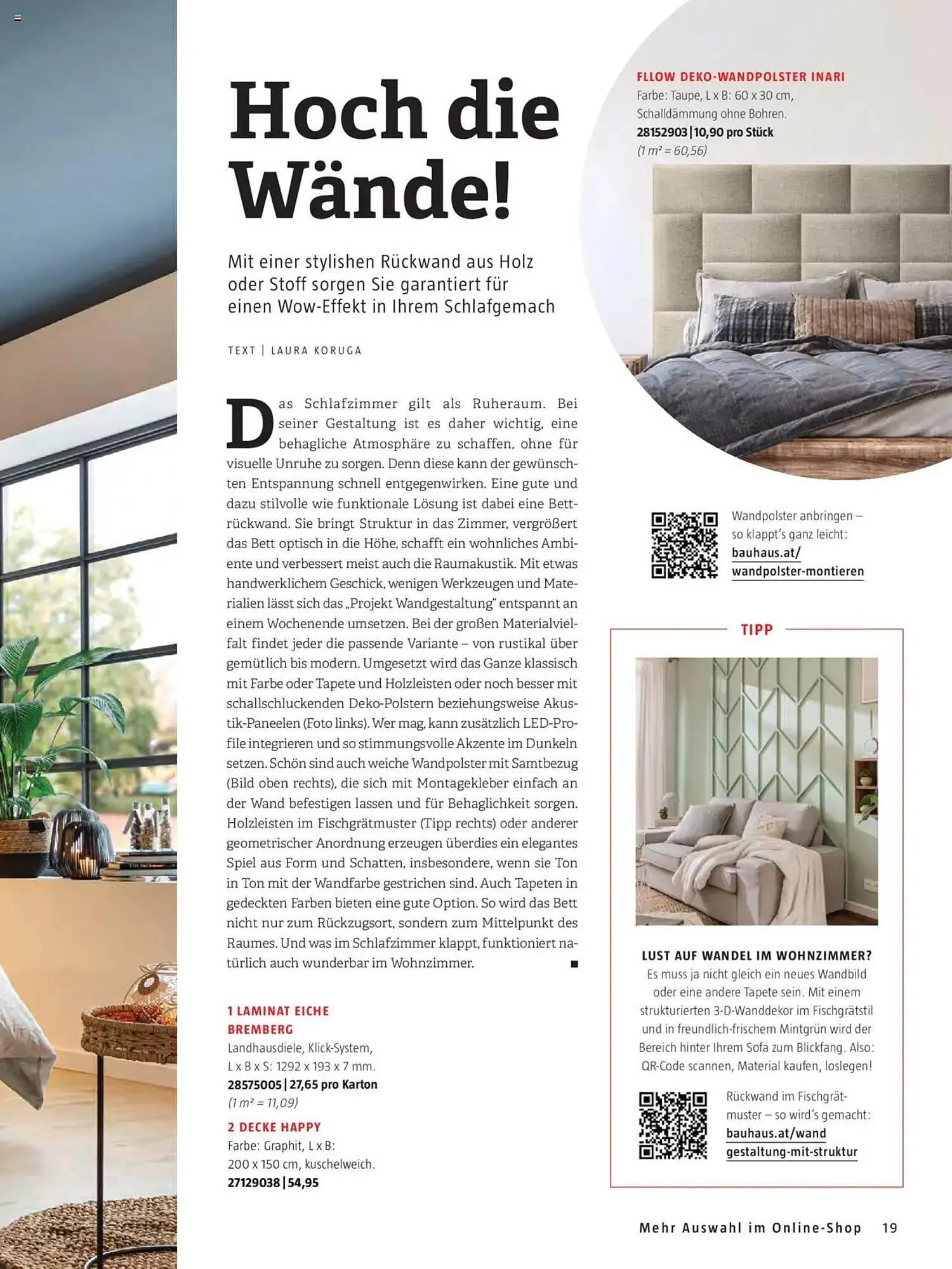 Bauhaus Flugblatt von 1. Oktober bis 31. März 2026 - Flugblätt seite  19