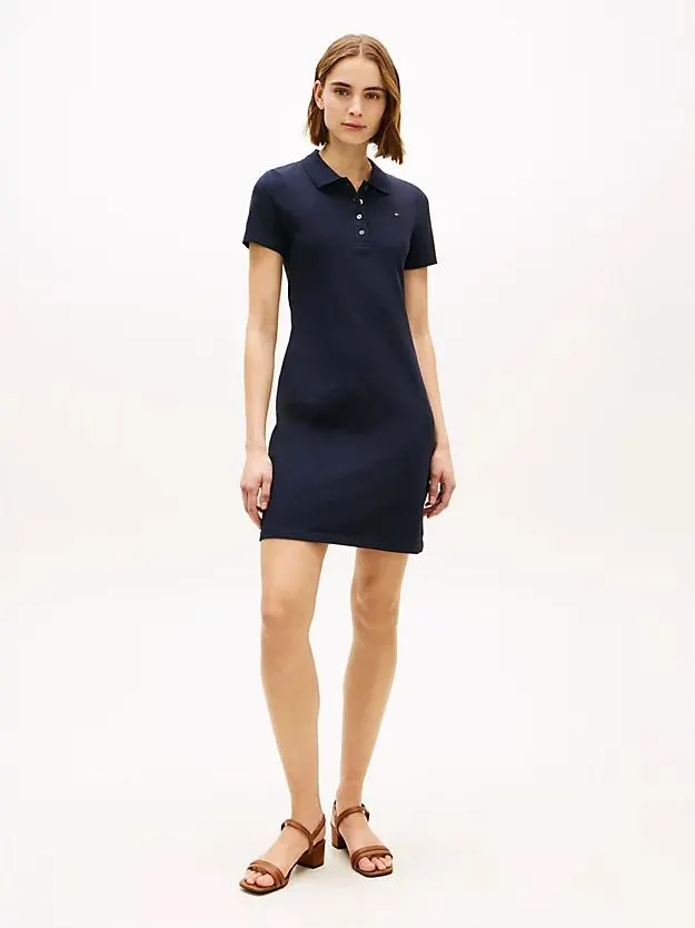 Heritage Slim Fit Mini-Polokleid