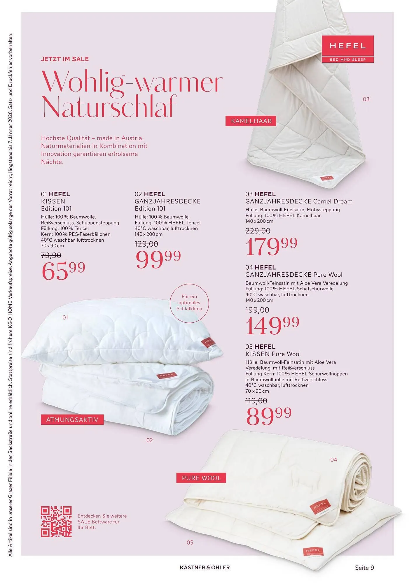 Kastner & Öhler Flugblatt von 27. Dezember bis 7. Jänner 2026 - Flugblätt seite 9