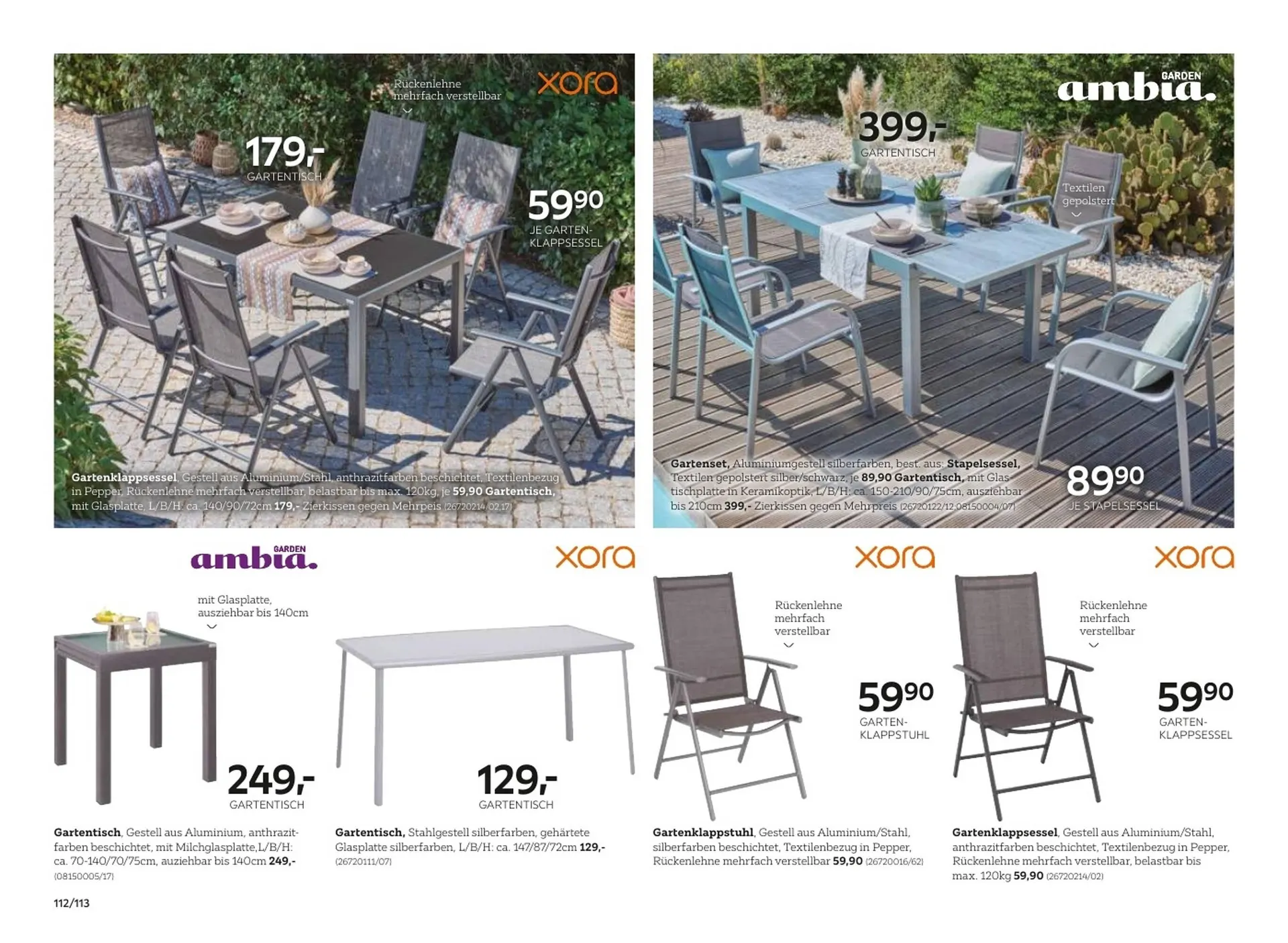 XXXLutz Flugblatt von 1. Juni bis 30. Dezember 2023 - Flugblätt seite 112
