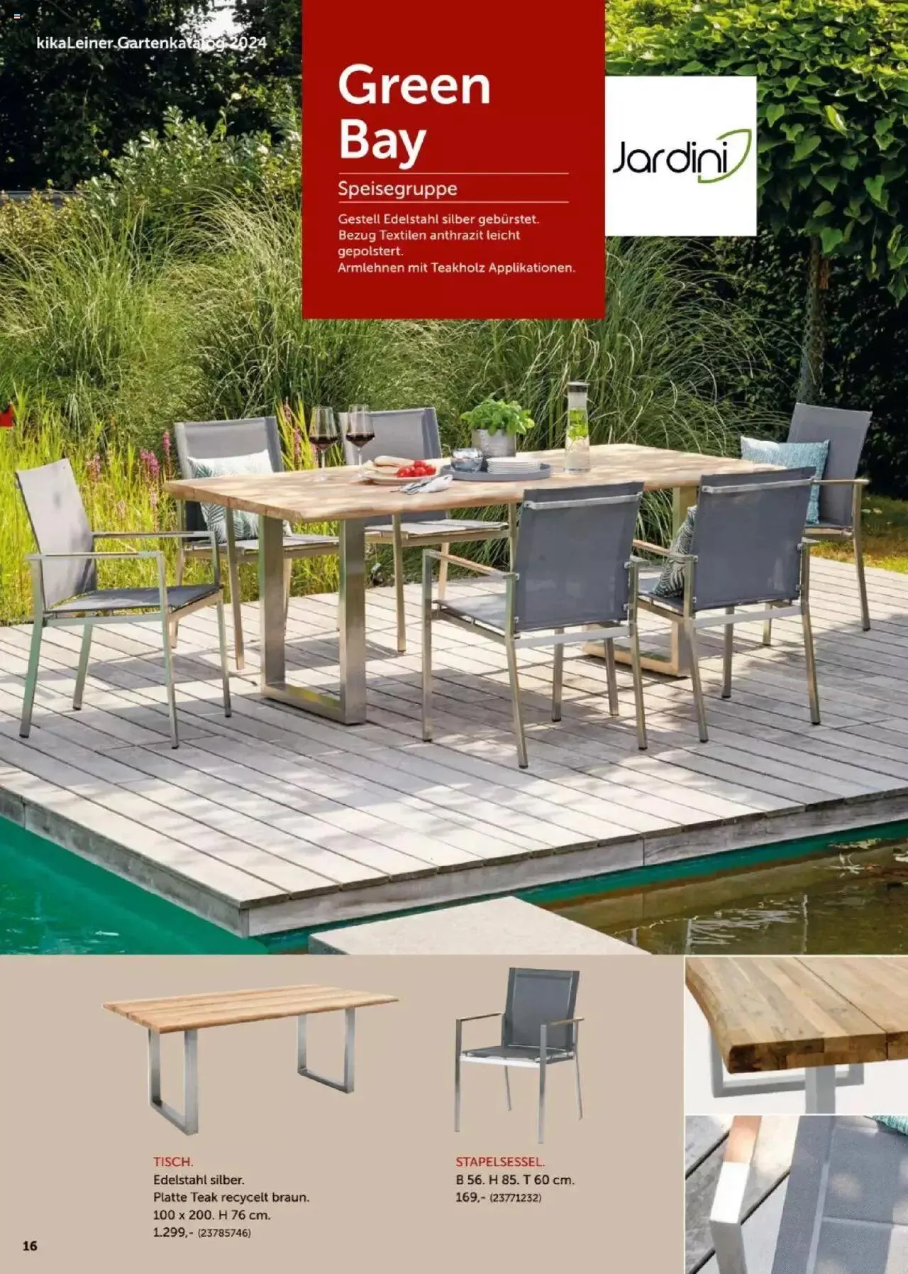 Leiner Garten Katalog 2024 von 4. März bis 30. September 2024 - Flugblätt seite 16