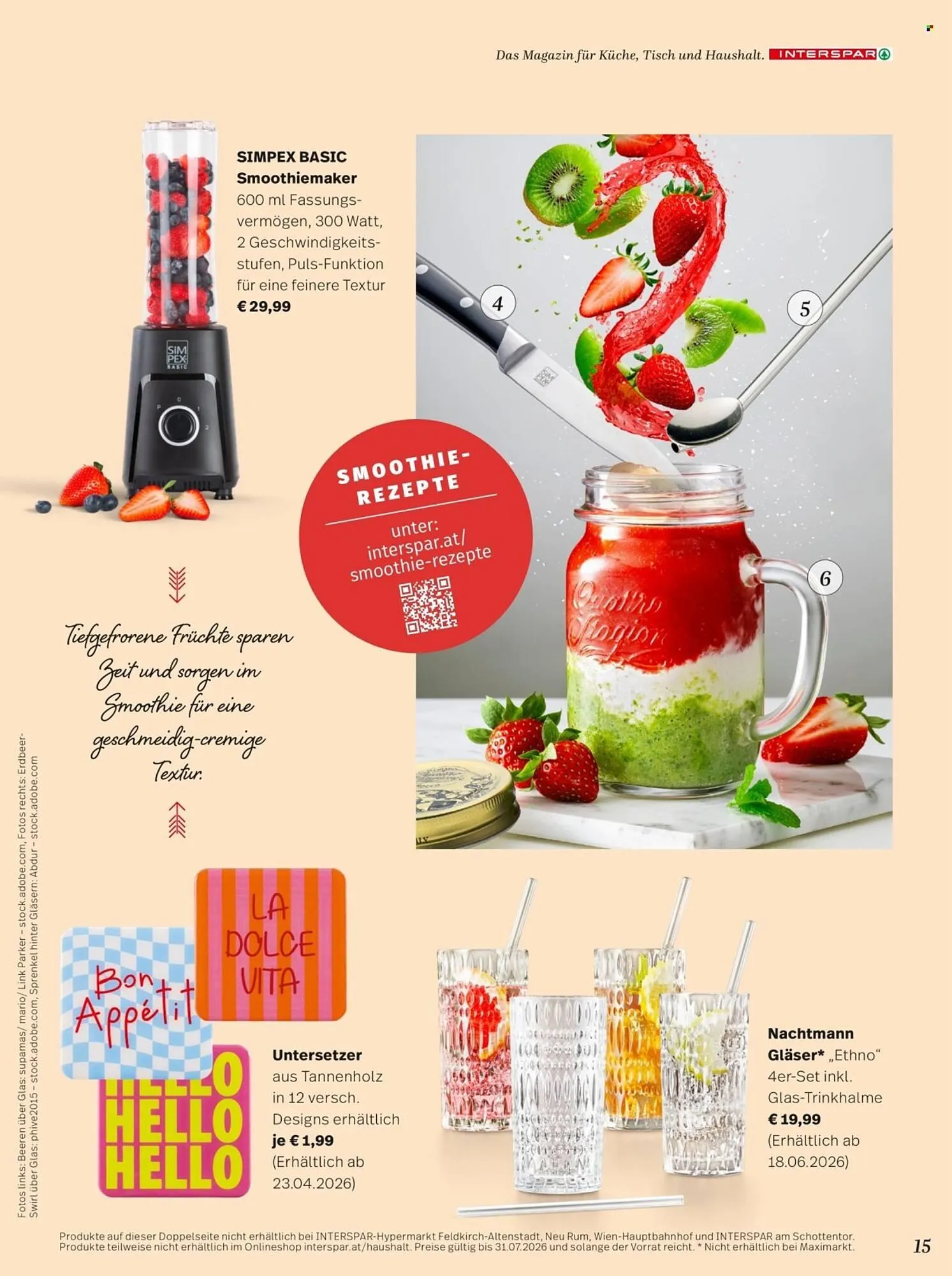 Interspar Flugblatt von 7. April bis 31. Juli 2026 - Flugblätt seite  15