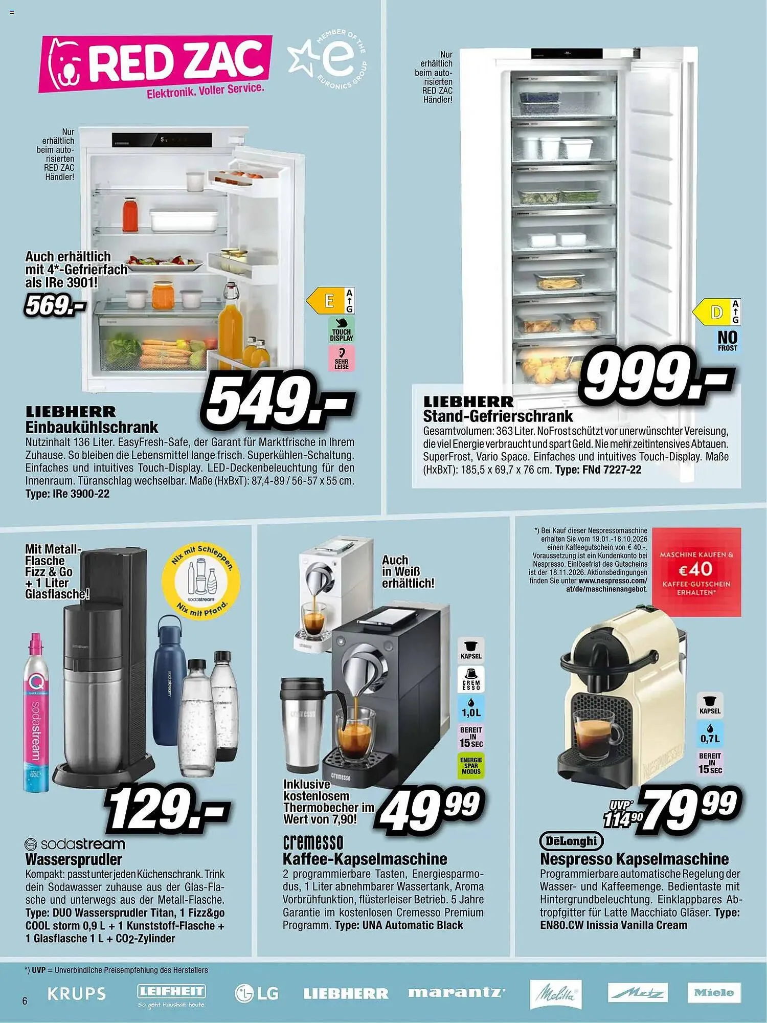 Red Zac Flugblatt von 23. Februar bis 15. März 2026 - Flugblätt seite  6