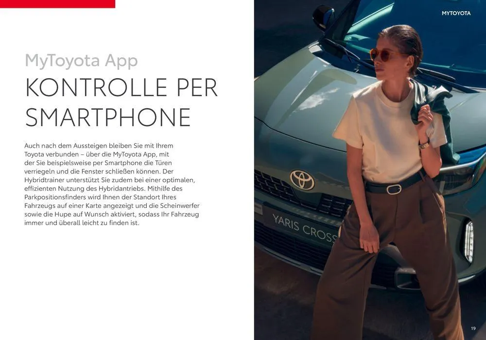 Toyota Yaris Cross von 19. Juli bis 19. Juli 2025 - Flugblätt seite 19