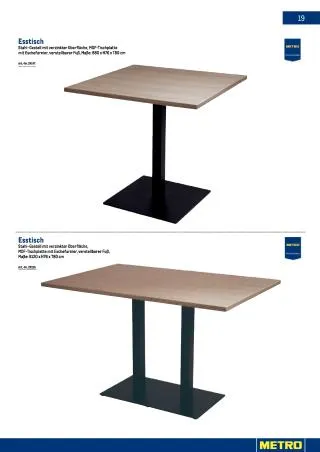 METRO Flugblatt Non-Food - Gast & Garten von 23. Jänner bis 30. Juni 2026 - Flugblätt seite  19