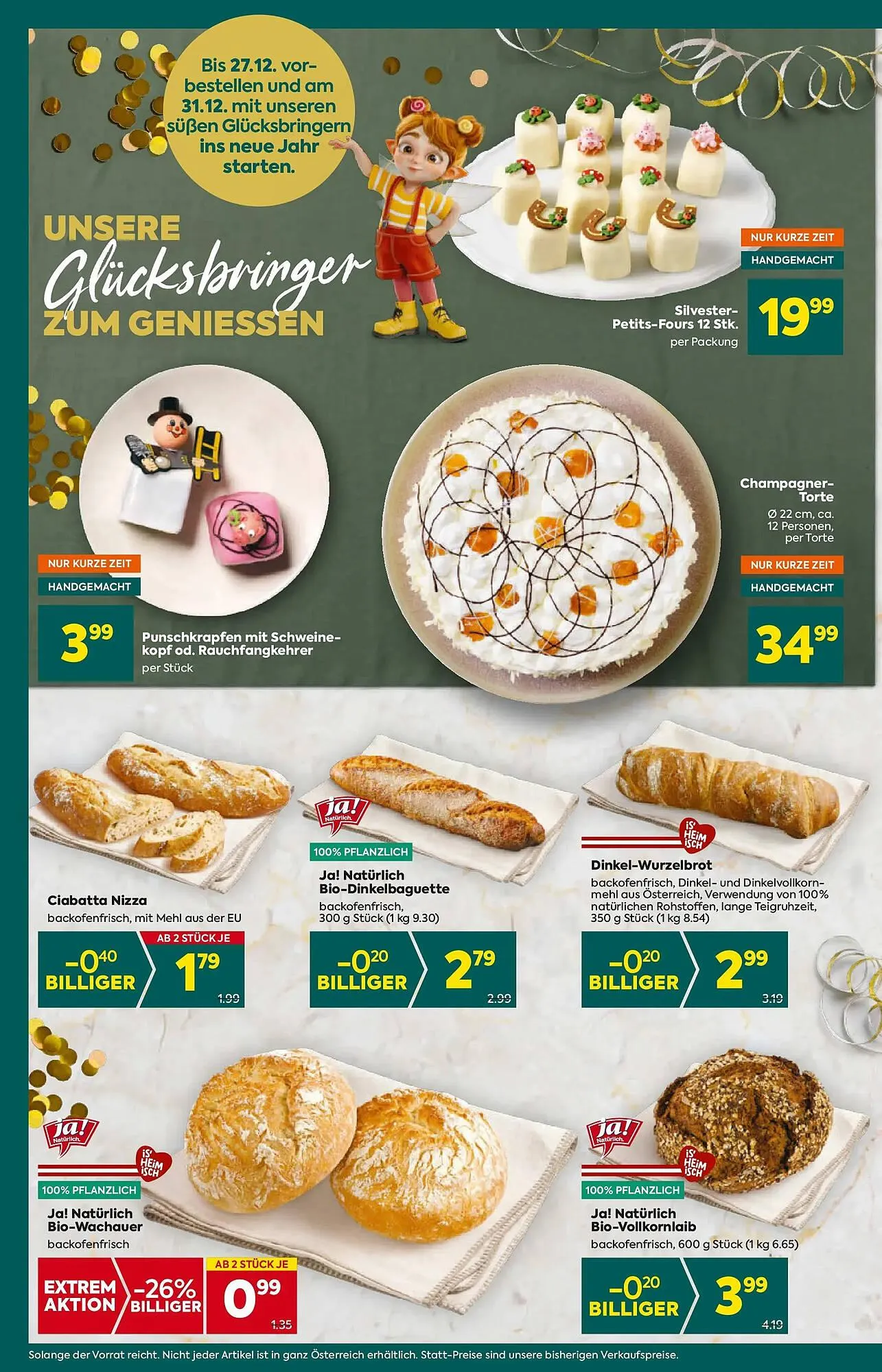 Billa Flugblatt von 27. Dezember bis 31. Dezember 2025 - Flugblätt seite  14