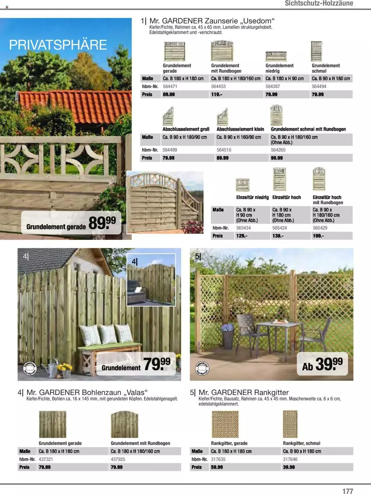 Hagebau Gartenjahr 2023 von 7. März bis 31. Dezember 2023 - Flugblätt seite  177