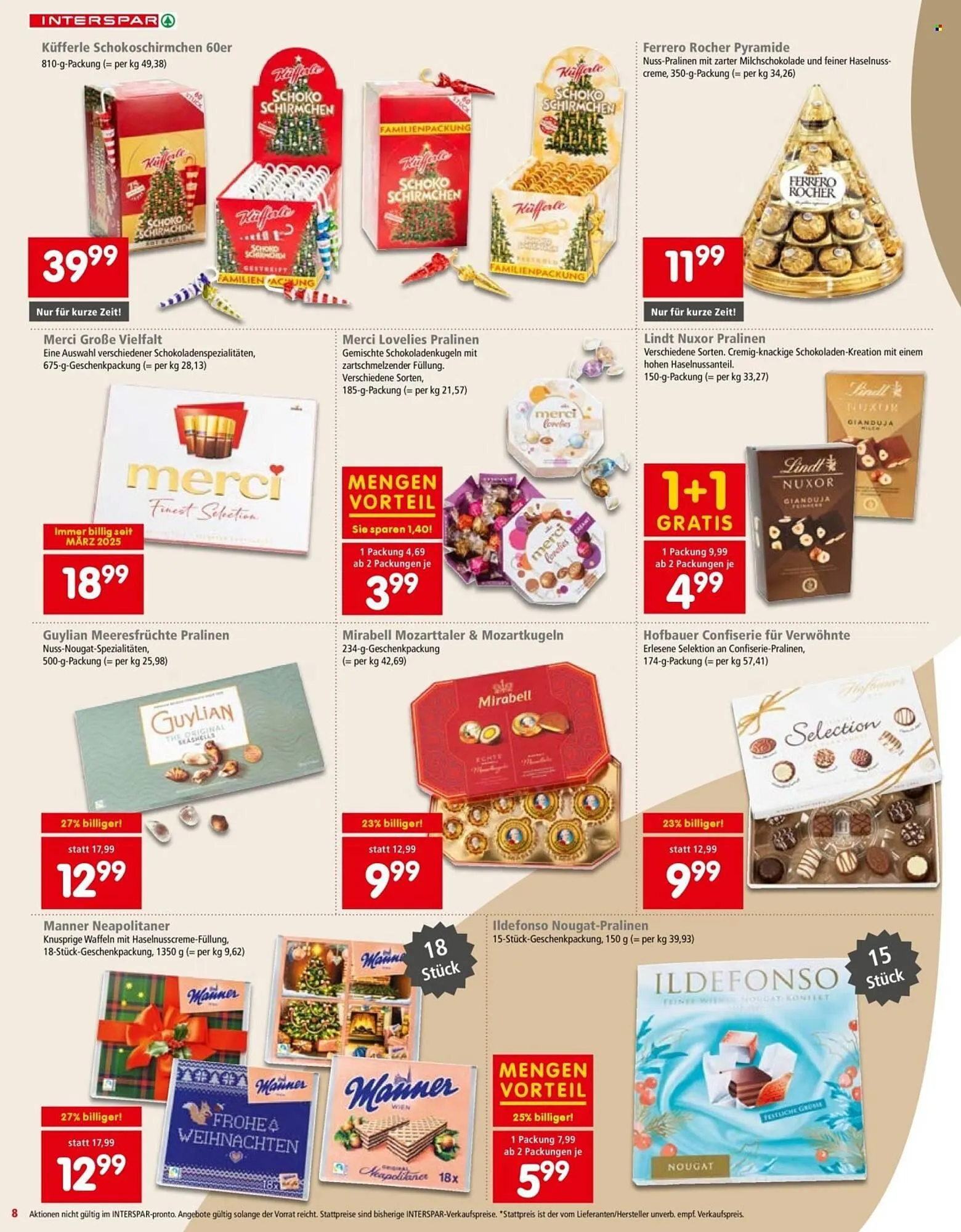 Interspar Flugblatt von 16. Oktober bis 24. Dezember 2025 - Flugblätt seite  8