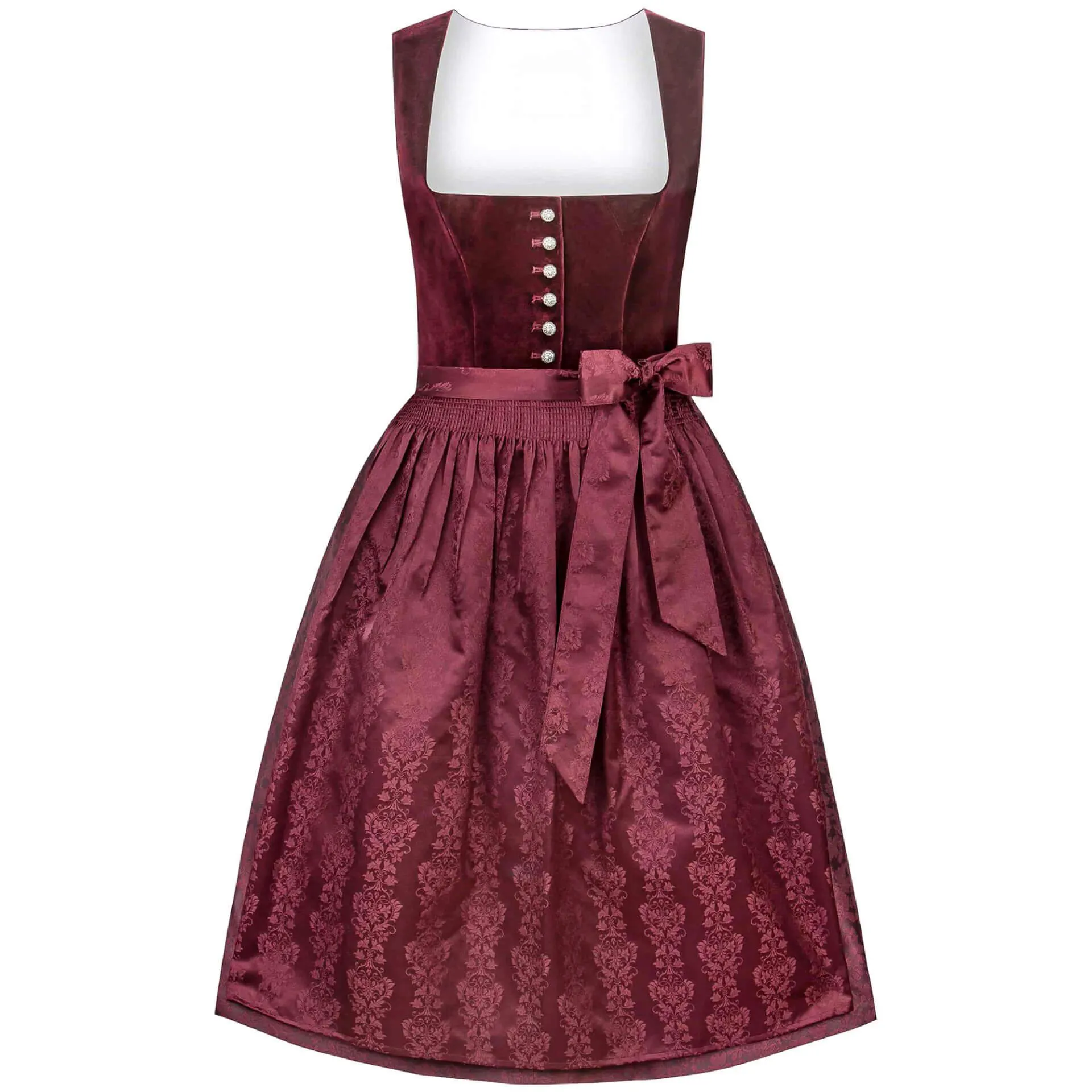 Damen Dirndl "Valentina", Bordeaux