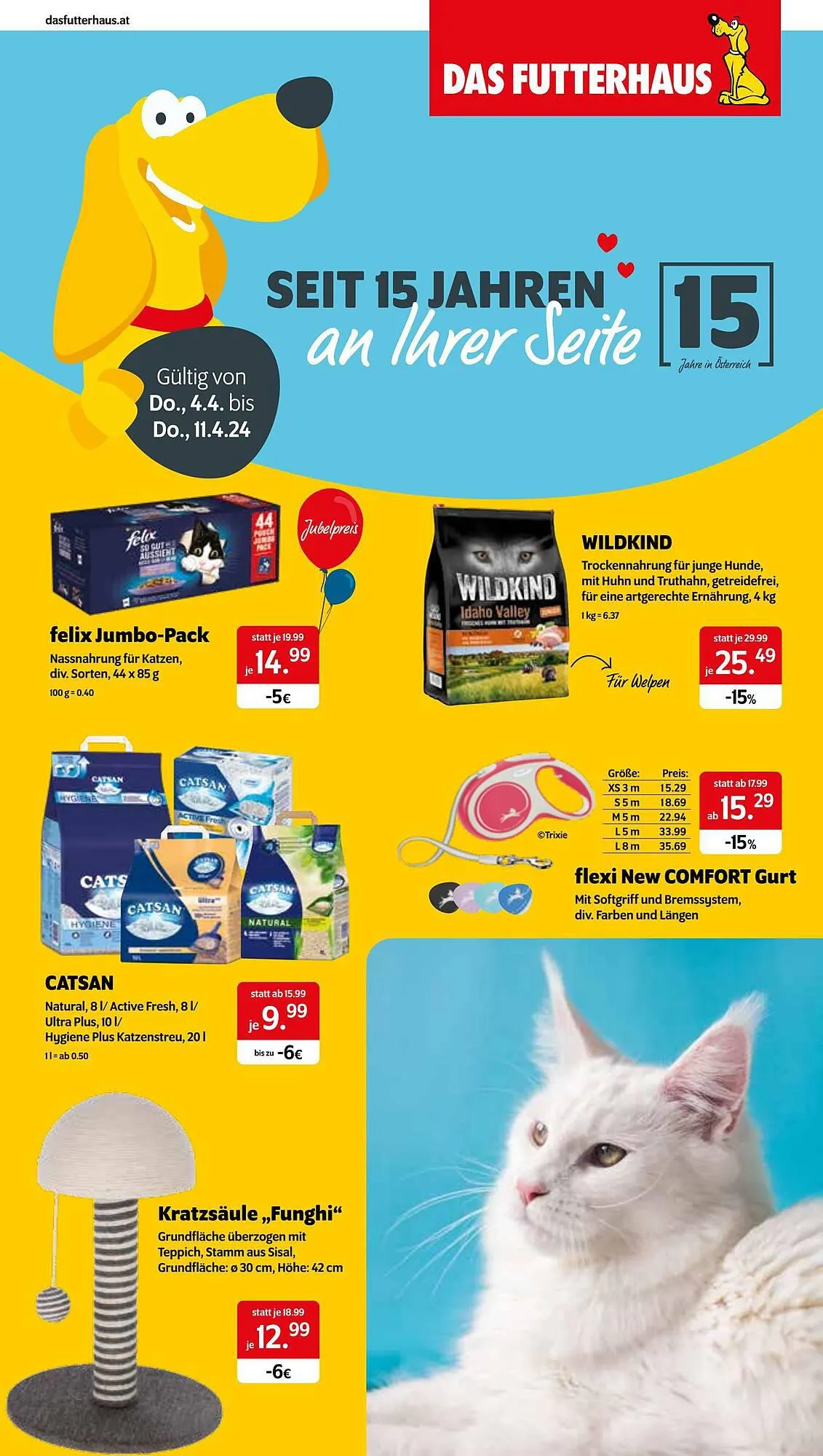 Das Futterhaus Flugblatt von 4. April bis 11. April 2024 - Flugblätt seite  