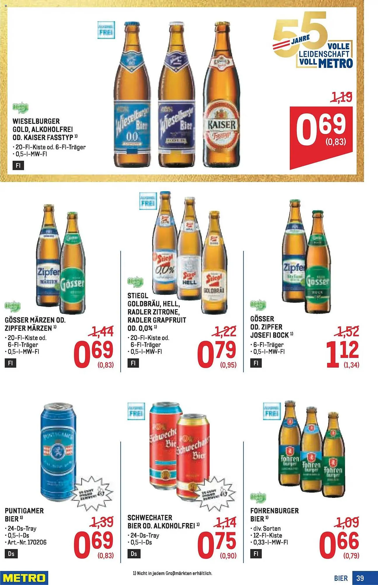 Metro Flugblatt von 19. März bis 1. April 2026 - Flugblätt seite  39