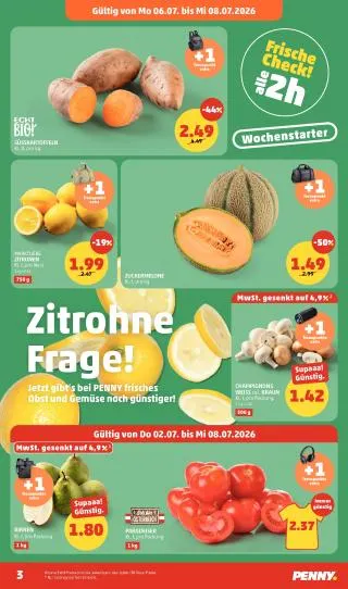 PENNY Flugblatt von 2. Juli bis 8. Juli 2026 - Flugblätt seite  3