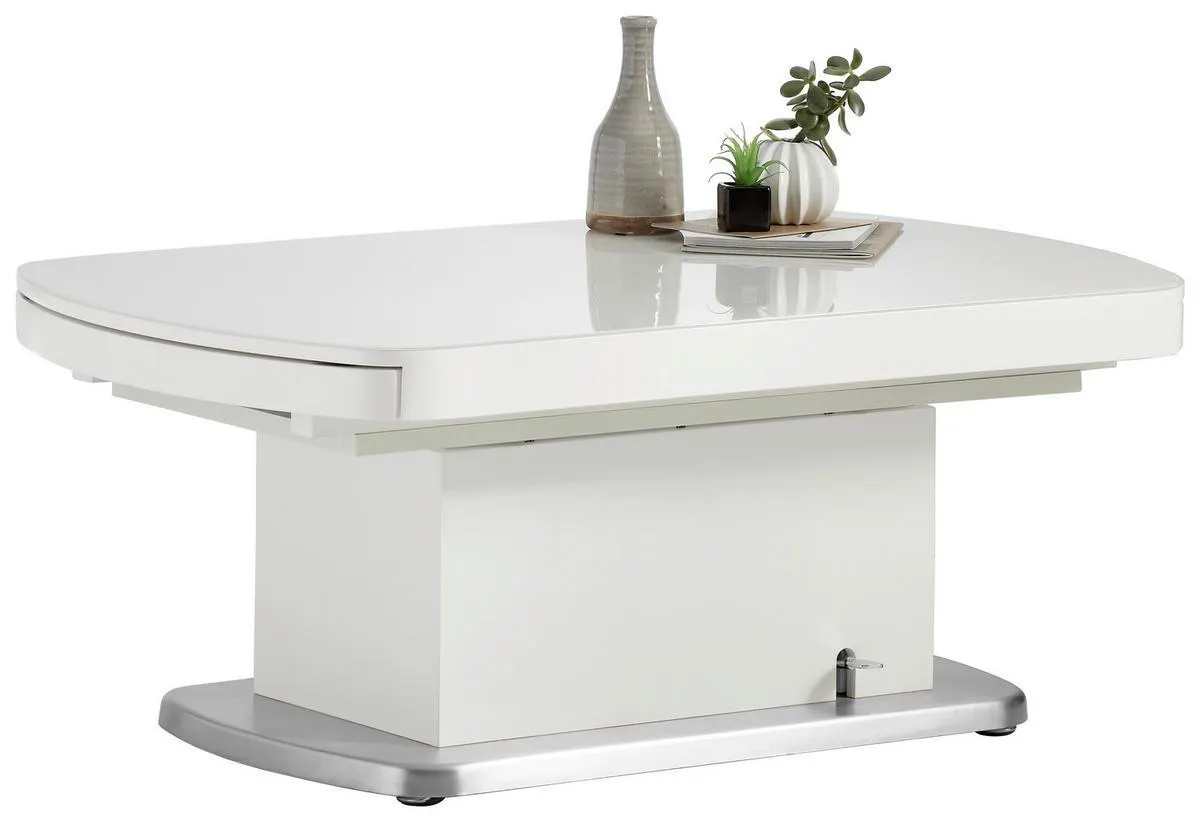 Sicherheitsglas 120/75/50 cm rechteckig Weiß