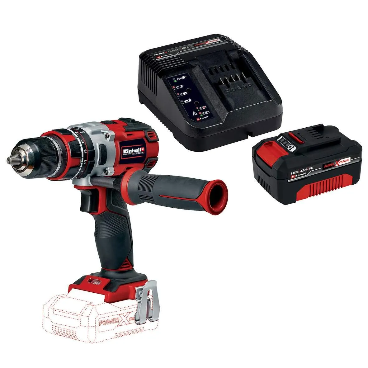 Akku-Schlagbohrschrauber TE-CD 18 LI-I Set 4,0 Ah