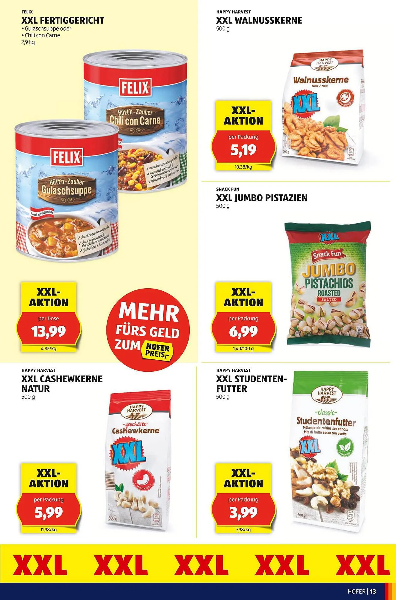 Hofer Flugblatt von 22. Dezember bis 28. Dezember 2024 - Flugblätt seite  13