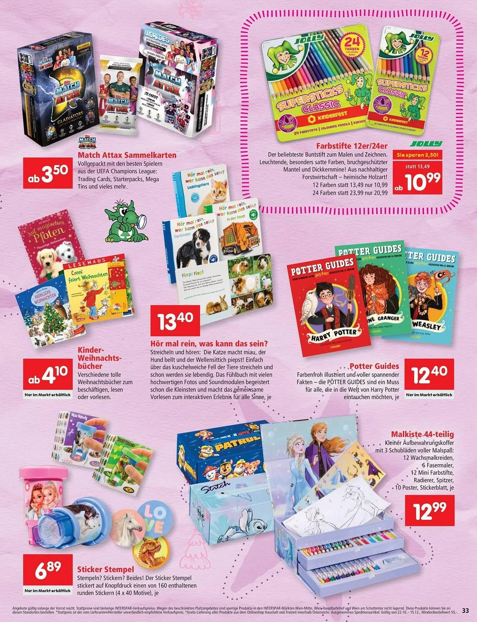 Interspar Flugblatt von 22. Oktober bis 15. Dezember 2025 - Flugblätt seite  33