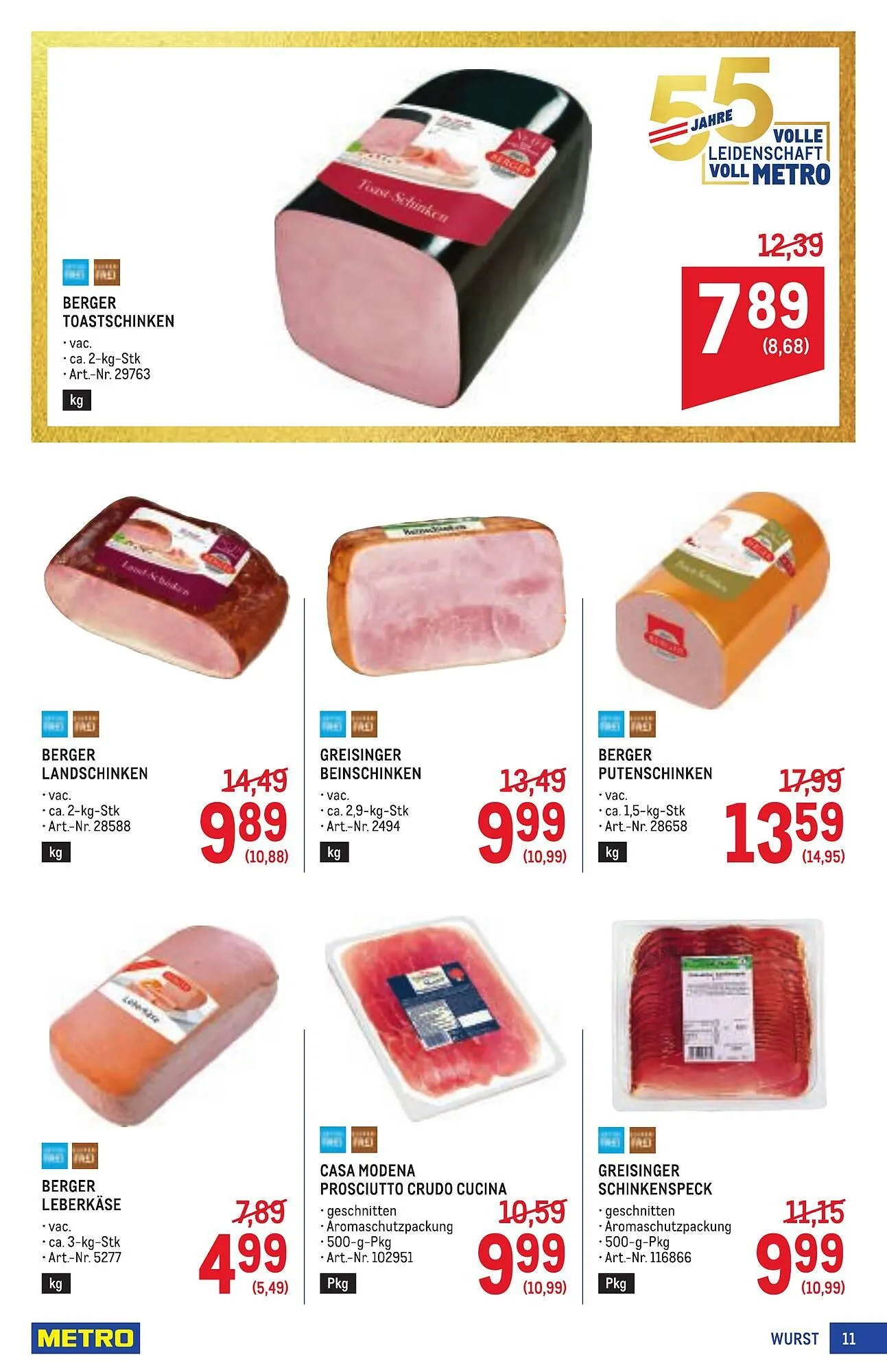 Metro Flugblatt von 16. April bis 29. April 2026 - Flugblätt seite  11