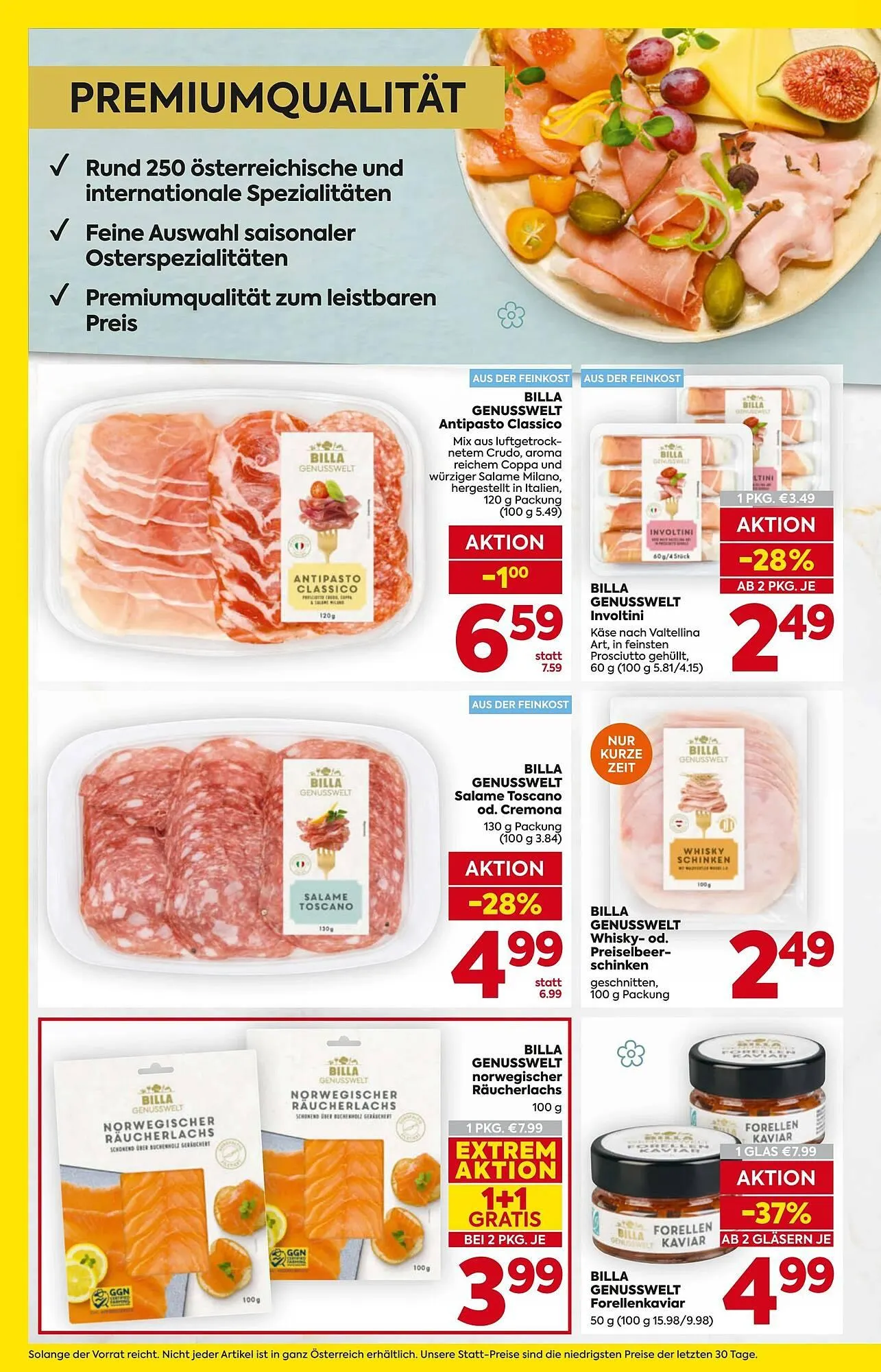 Billa Flugblatt von 5. März bis 11. März 2026 - Flugblätt seite  4