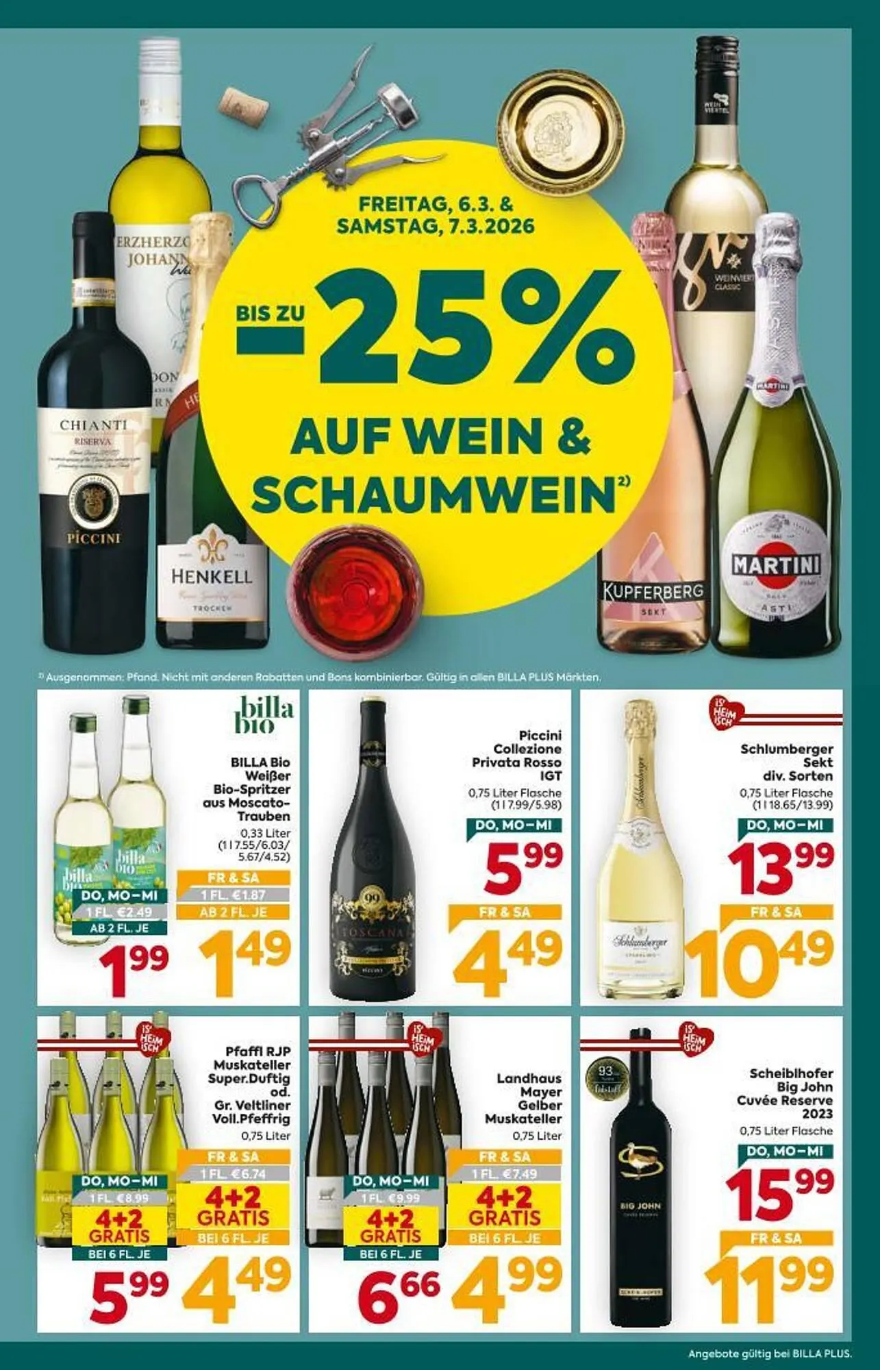 Billa Corso Flugblatt von 5. März bis 11. März 2026 - Flugblätt seite  3