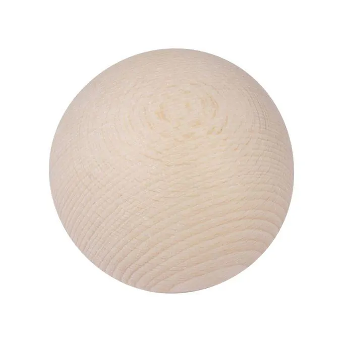 Rohholz-Kugeln, ungebohrt, 60mm ø