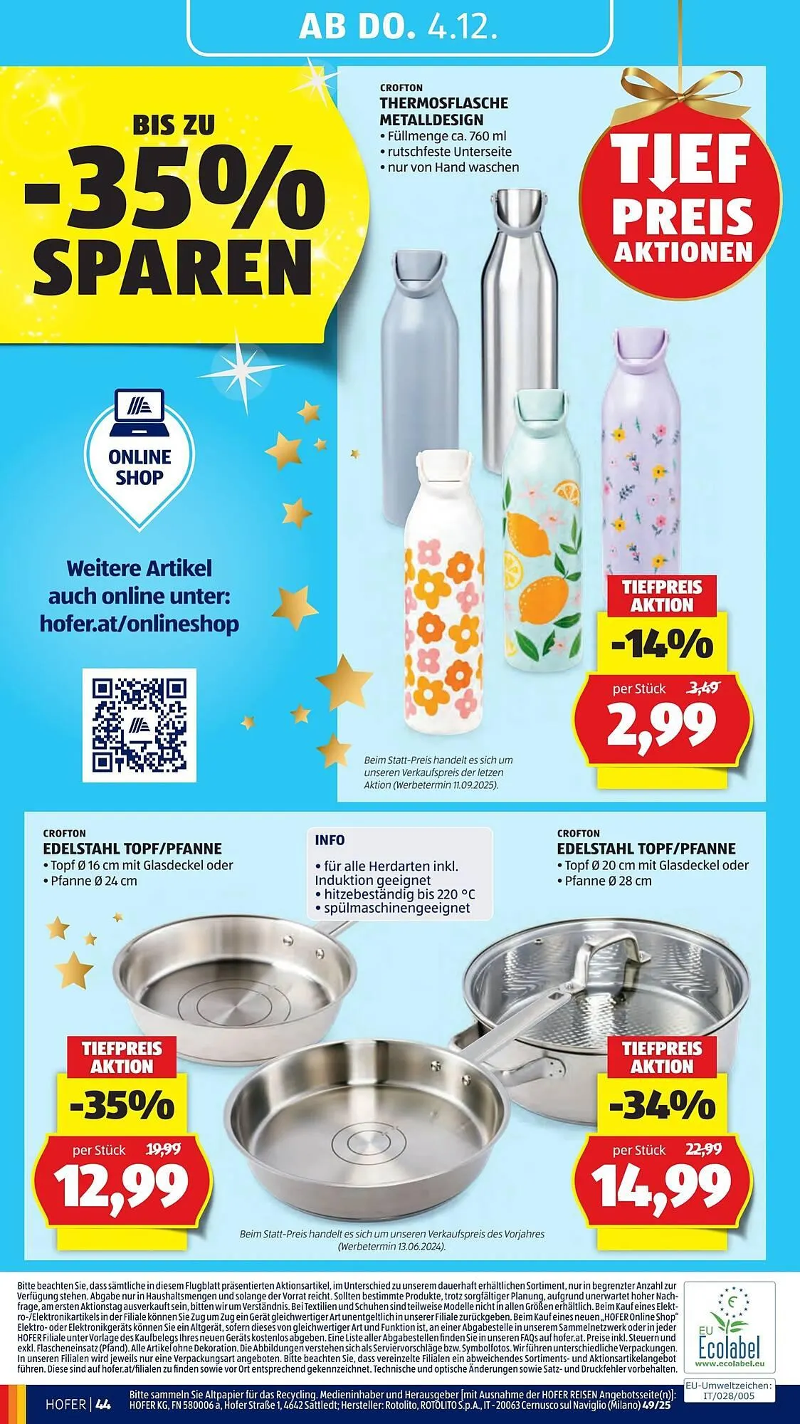 Hofer Flugblatt von 28. November bis 4. Dezember 2025 - Flugblätt seite  60