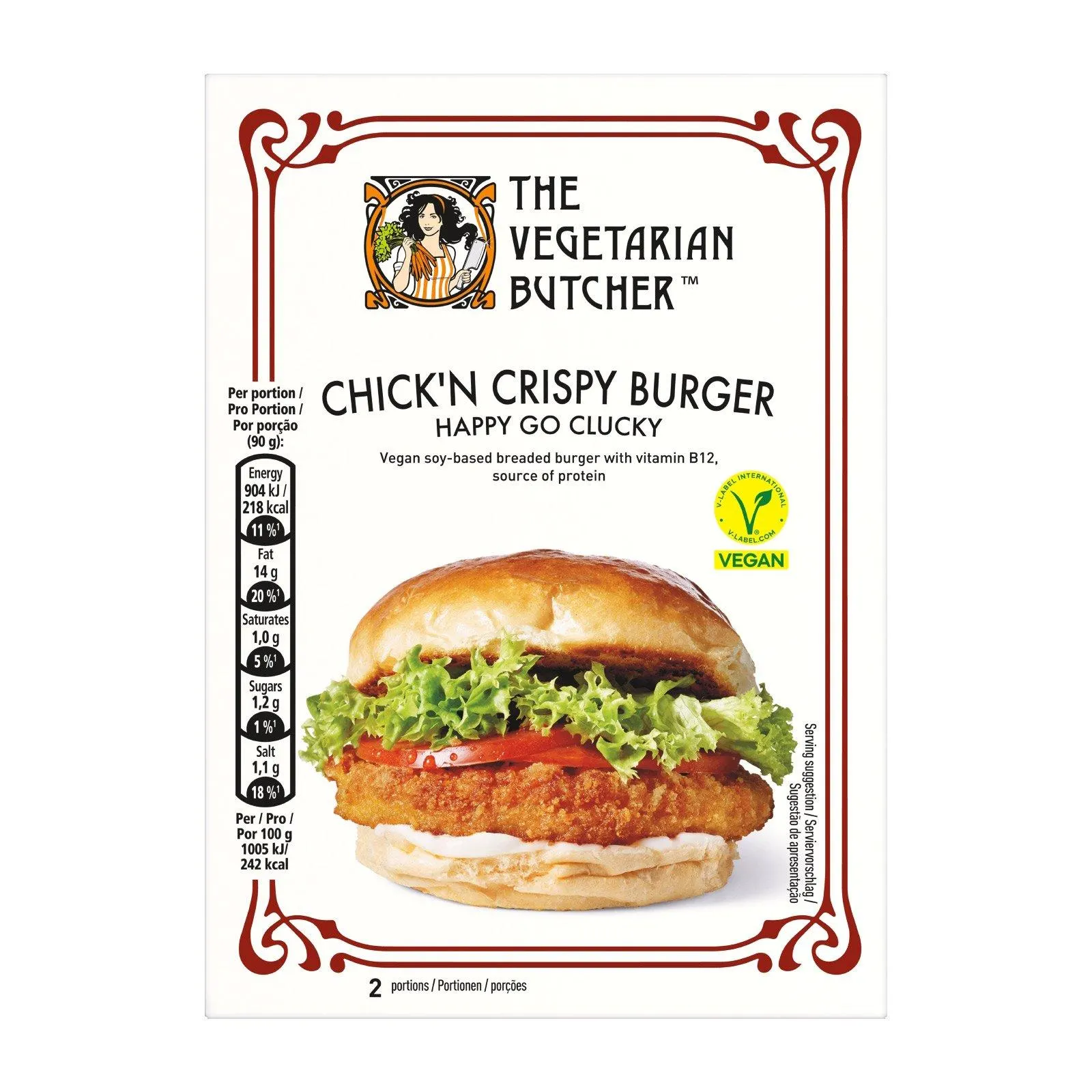 The Vegetarian Butcher Chick'n Crispy Burger