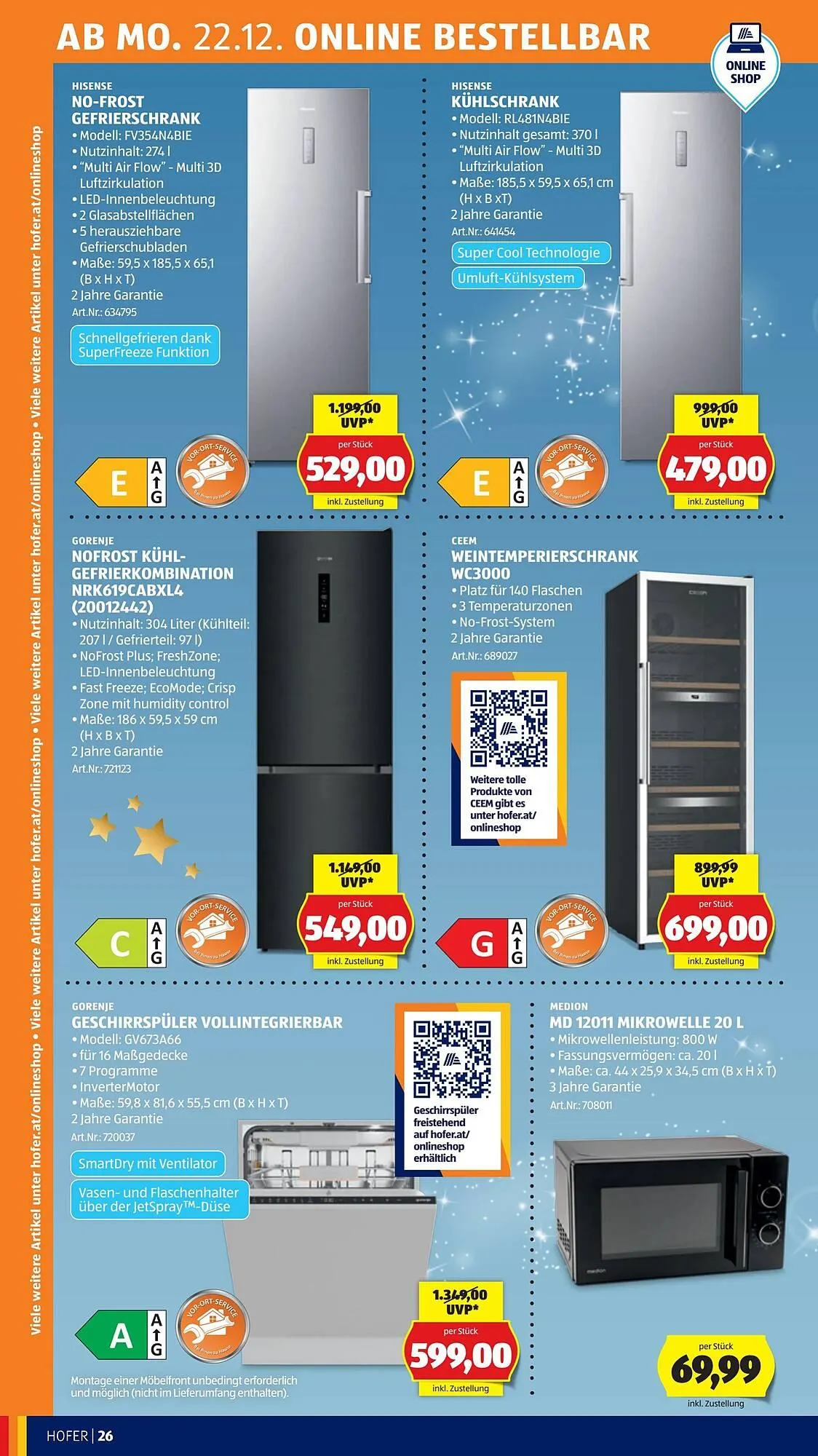 Hofer Flugblatt von 19. Dezember bis 25. Dezember 2025 - Flugblätt seite 34