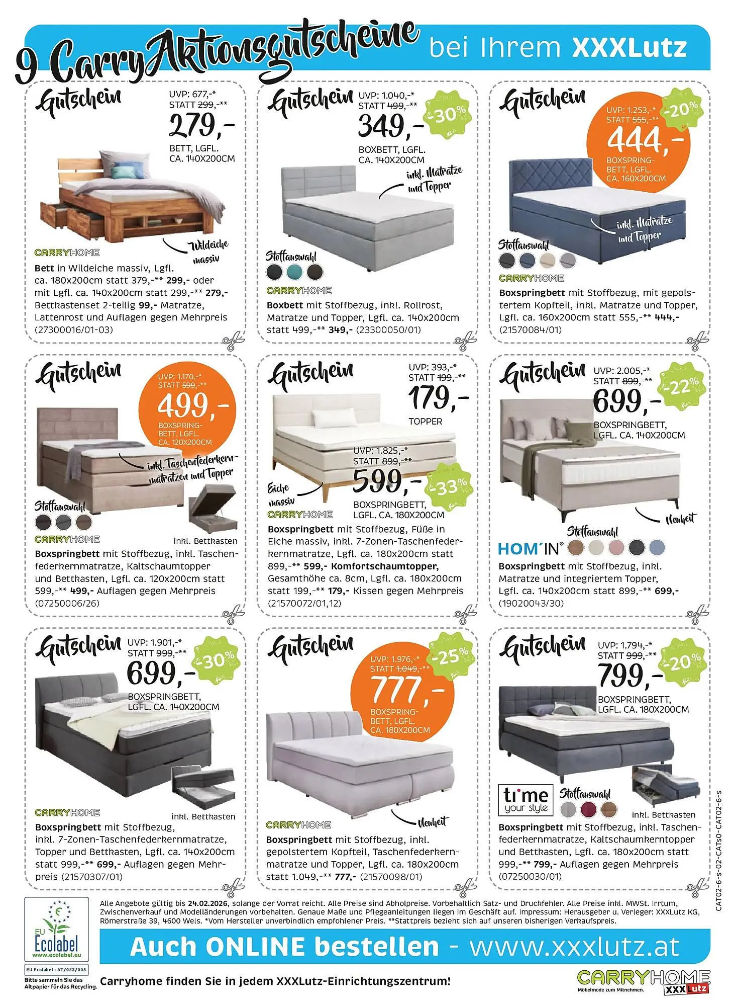 XXXLutz Prospekt von 18. Februar bis 24. Februar 2026 - Flugblätt seite  2