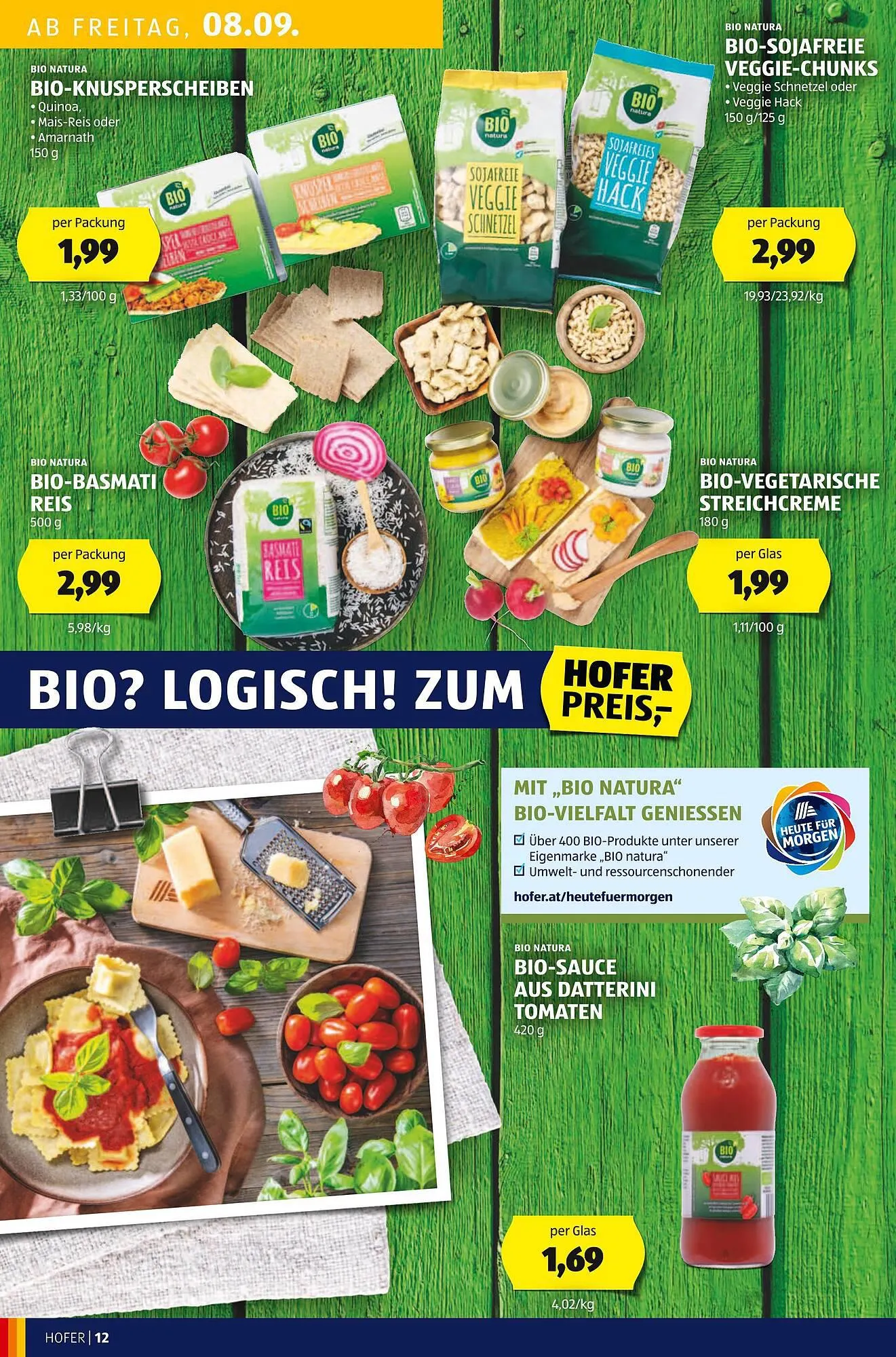 Hofer Flugblatt von 8. September bis 14. September 2023 - Flugblätt seite  12