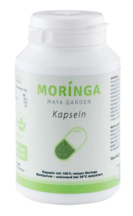 Moringa Maya Garden Moringa Kapseln 55g