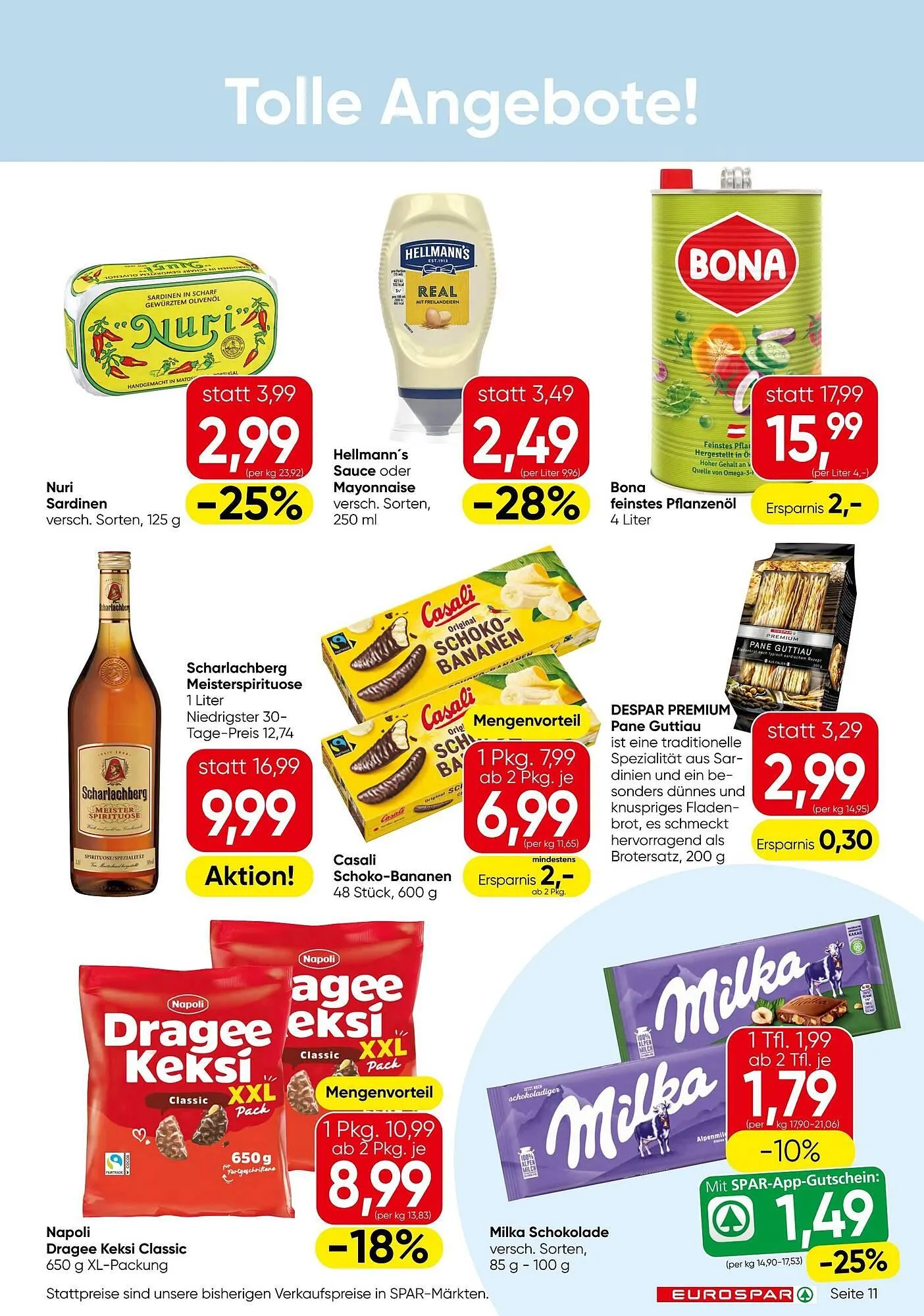 Eurospar Flugblatt von 23. Oktober bis 5. November 2025 - Flugblätt seite 11