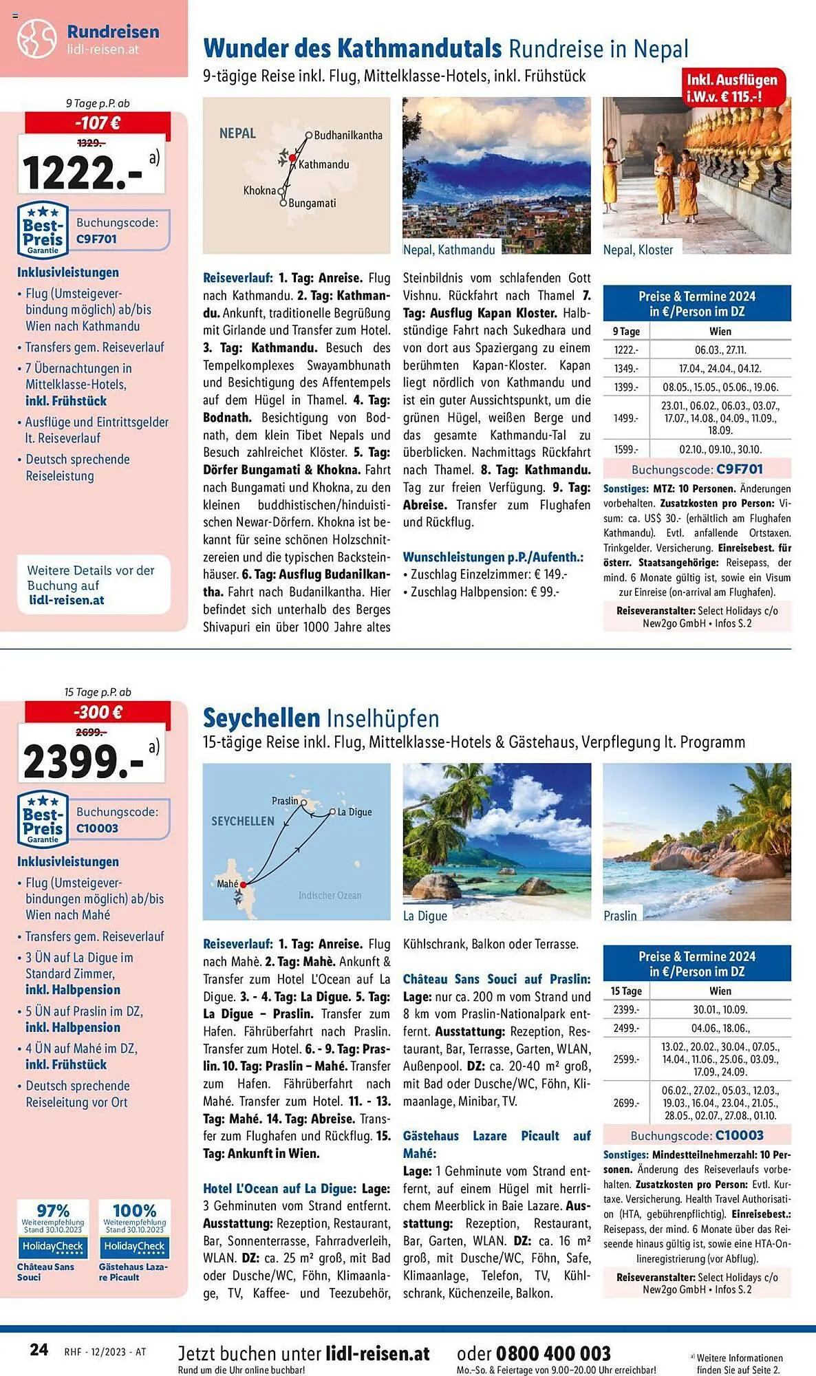 Lidl Flugblatt von 29. November bis 30. Dezember 2023 - Flugblätt seite 24