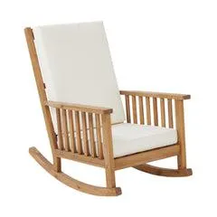 LET GO Schaukelstuhl mit Kissen