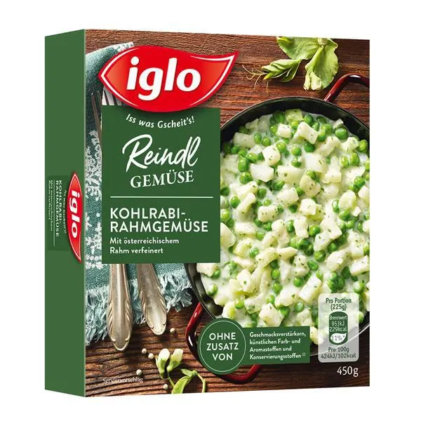 Iglo Kohlrabi-Rahmgemüse