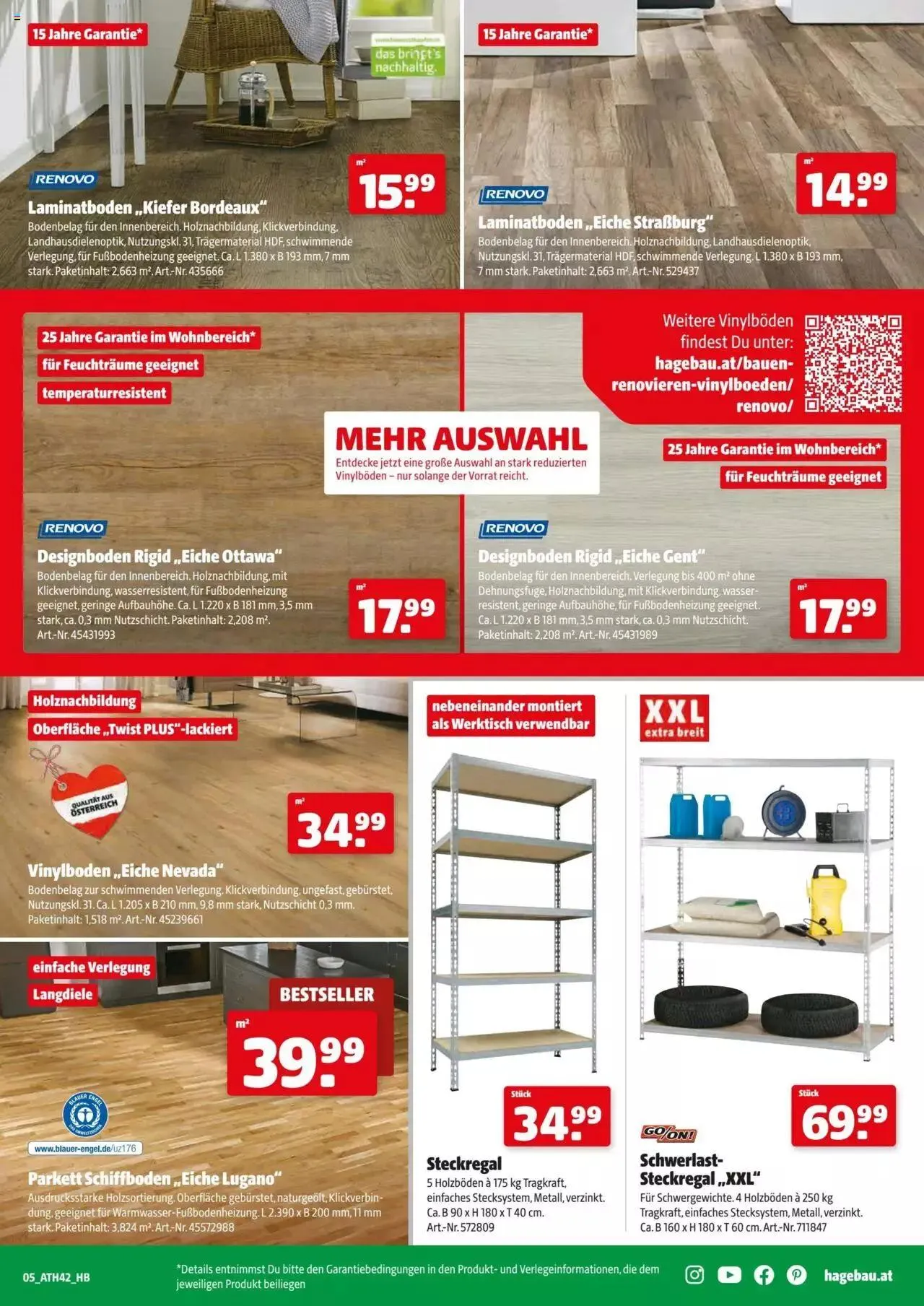 Hagebau Flugblatt von 6. Dezember bis 23. Dezember 2023 - Flugblätt seite 5