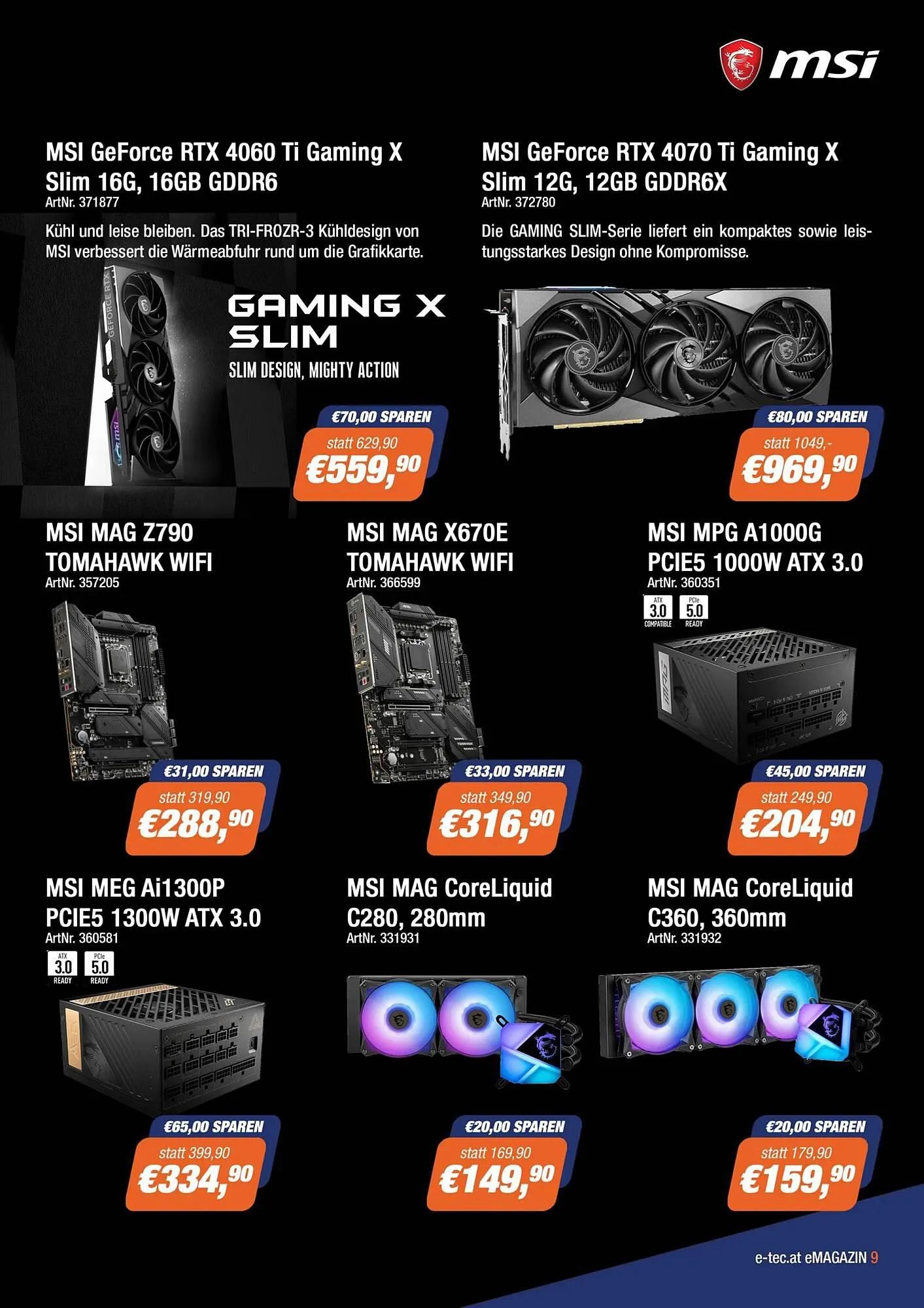 e-tec Flugblatt von 22. September bis 30. September 2023 - Flugblätt seite 9