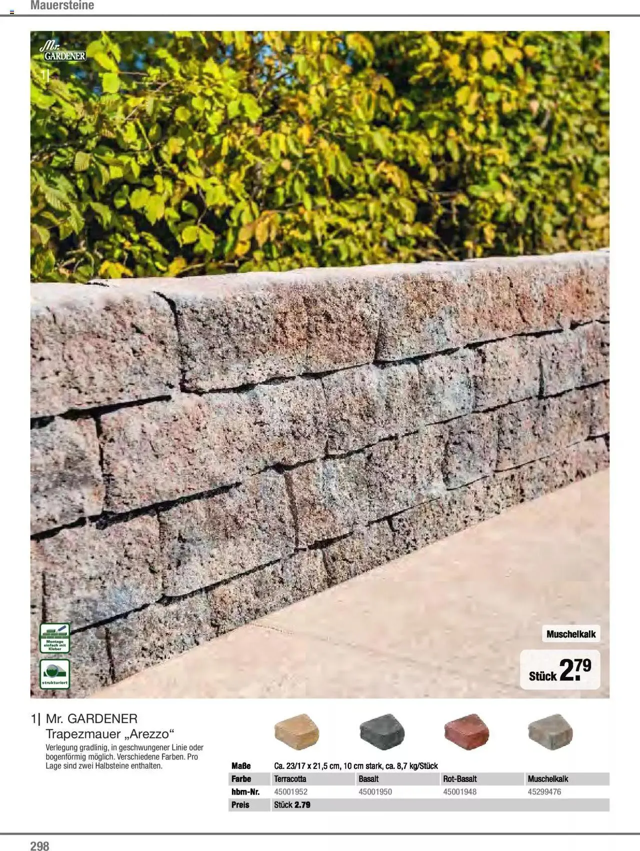 Hagebau Gartenjahr 2023 von 7. März bis 31. Dezember 2023 - Flugblätt seite  298