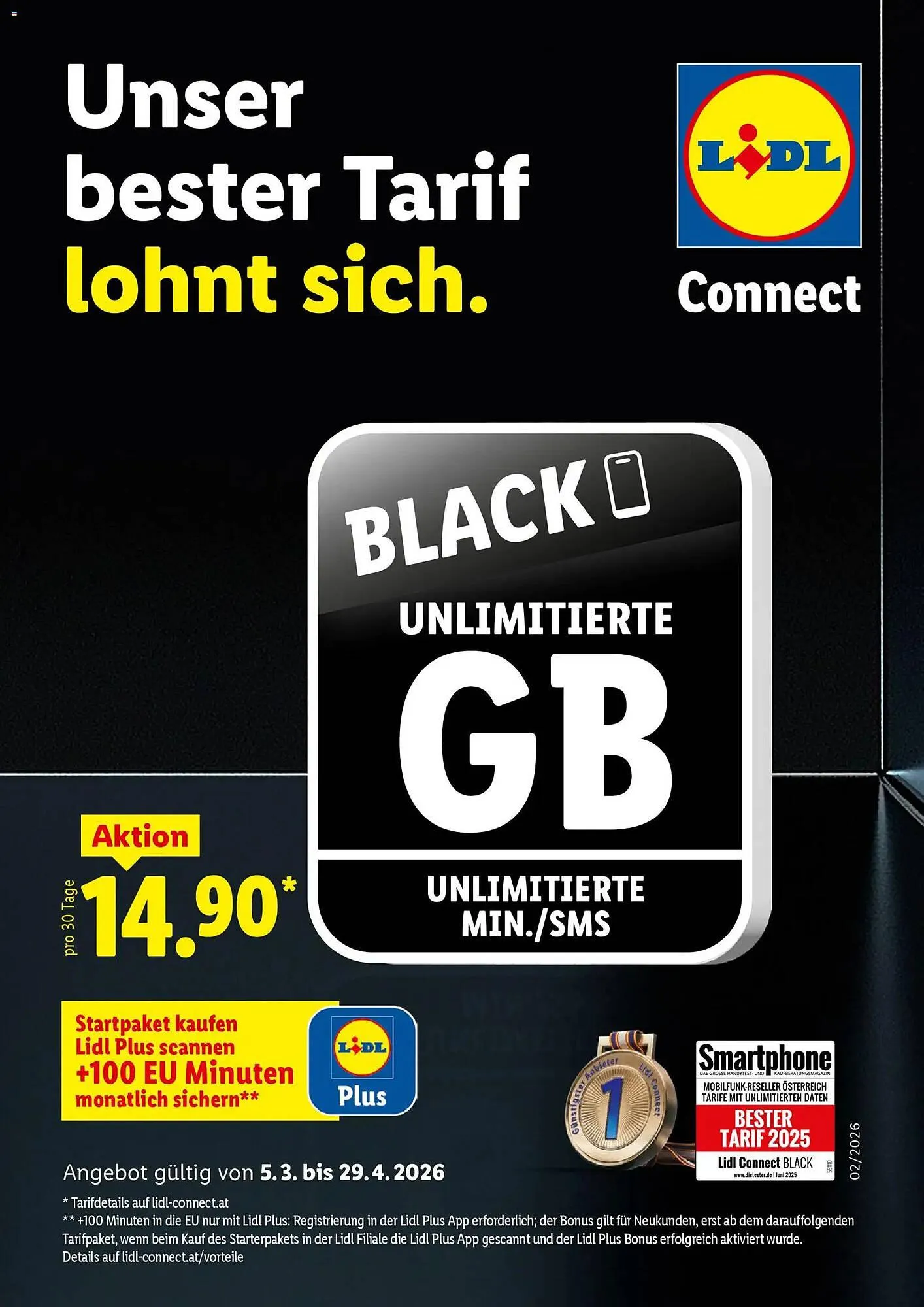 Lidl Flugblatt von 5. März bis 29. April 2026 - Flugblätt seite  1
