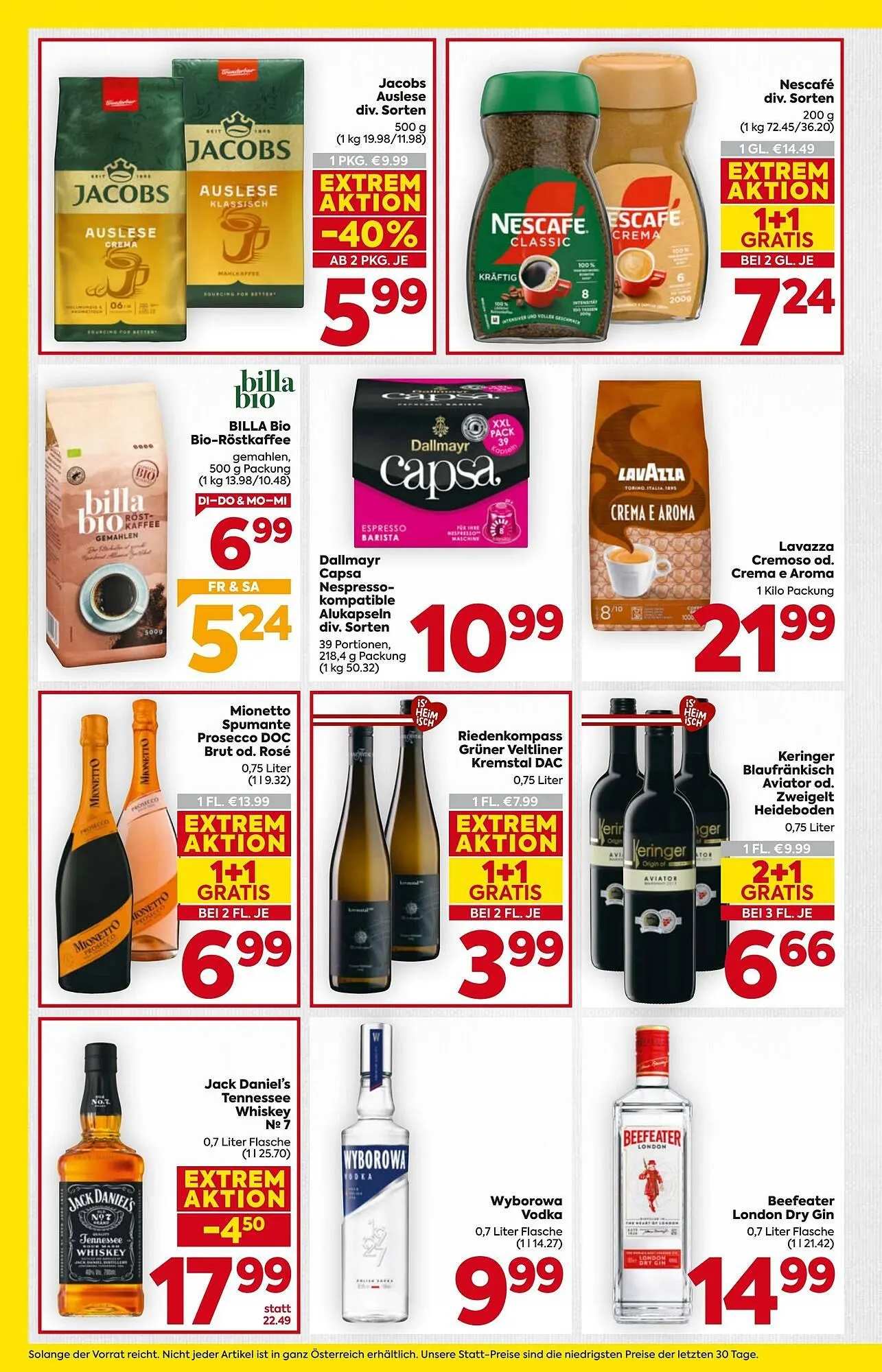 Billa Flugblatt von 7. April bis 15. April 2026 - Flugblätt seite  14