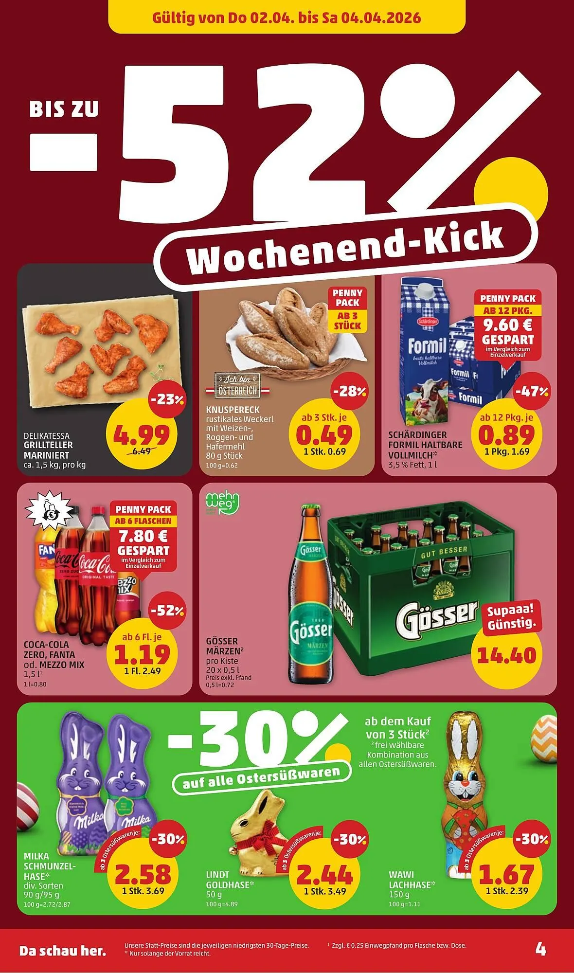 PENNY Flugblatt von 2. April bis 8. April 2026 - Flugblätt seite  4