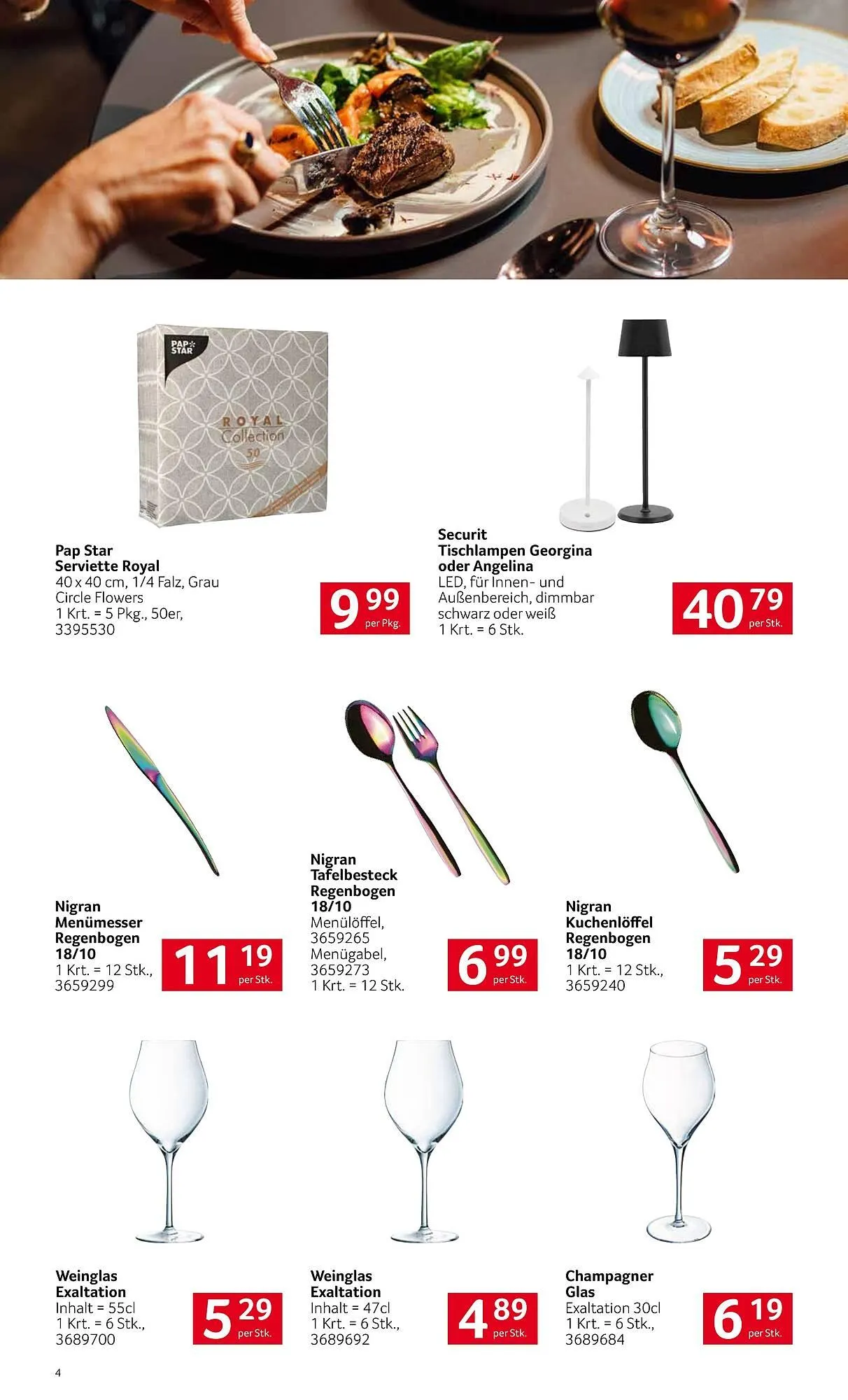 Transgourmet Flugblatt von 26. Oktober bis 27. Dezember 2025 - Flugblätt seite  4