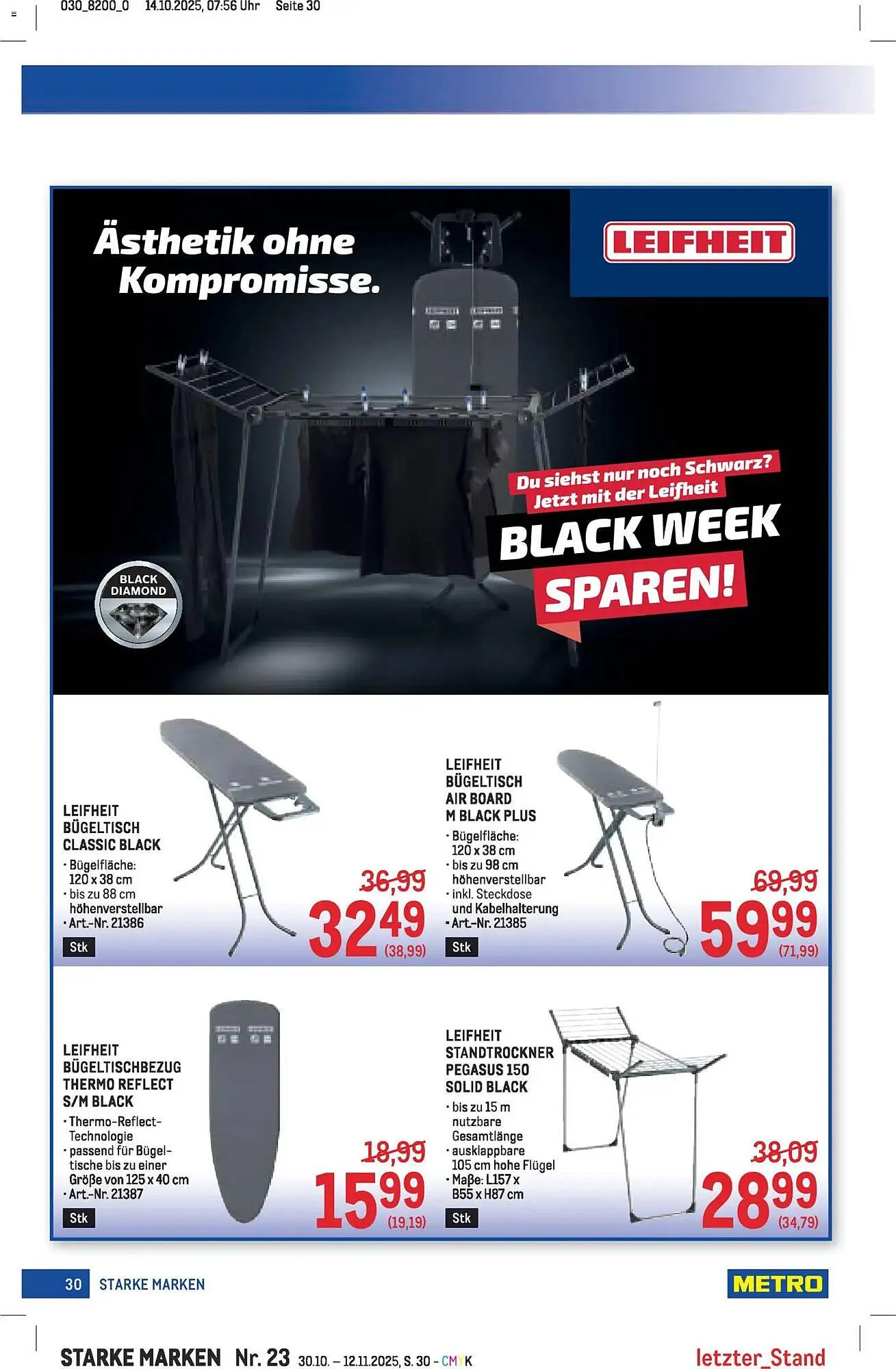 Metro Flugblatt von 30. Oktober bis 12. November 2025 - Flugblätt seite  30