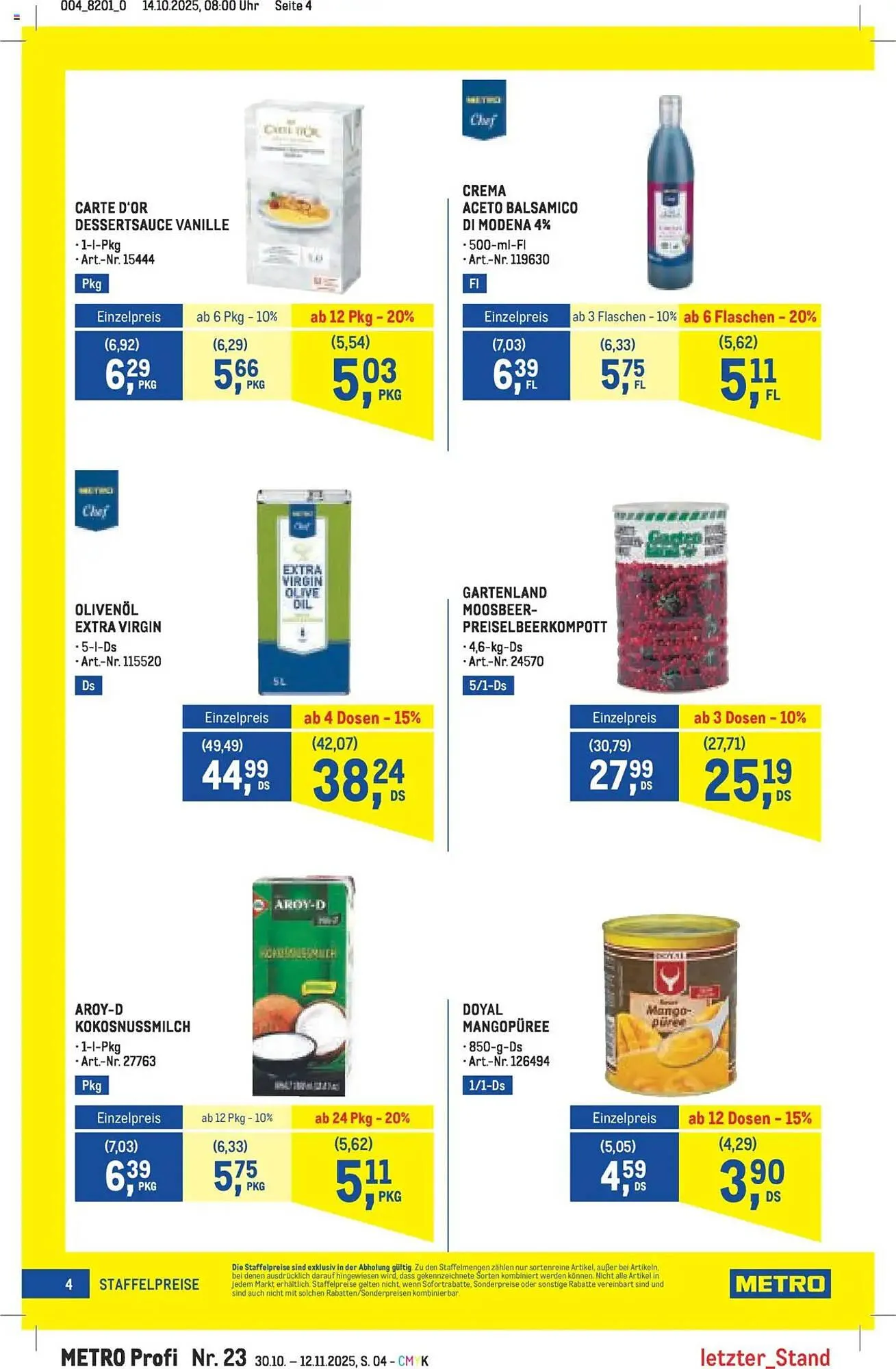 Metro Flugblatt von 30. Oktober bis 12. November 2025 - Flugblätt seite 4