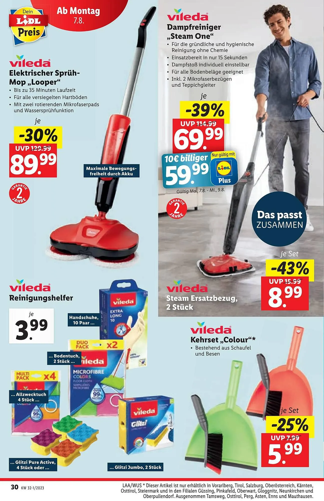 Lidl Flugblatt von 2. August bis 9. August 2023 - Flugblätt seite 30