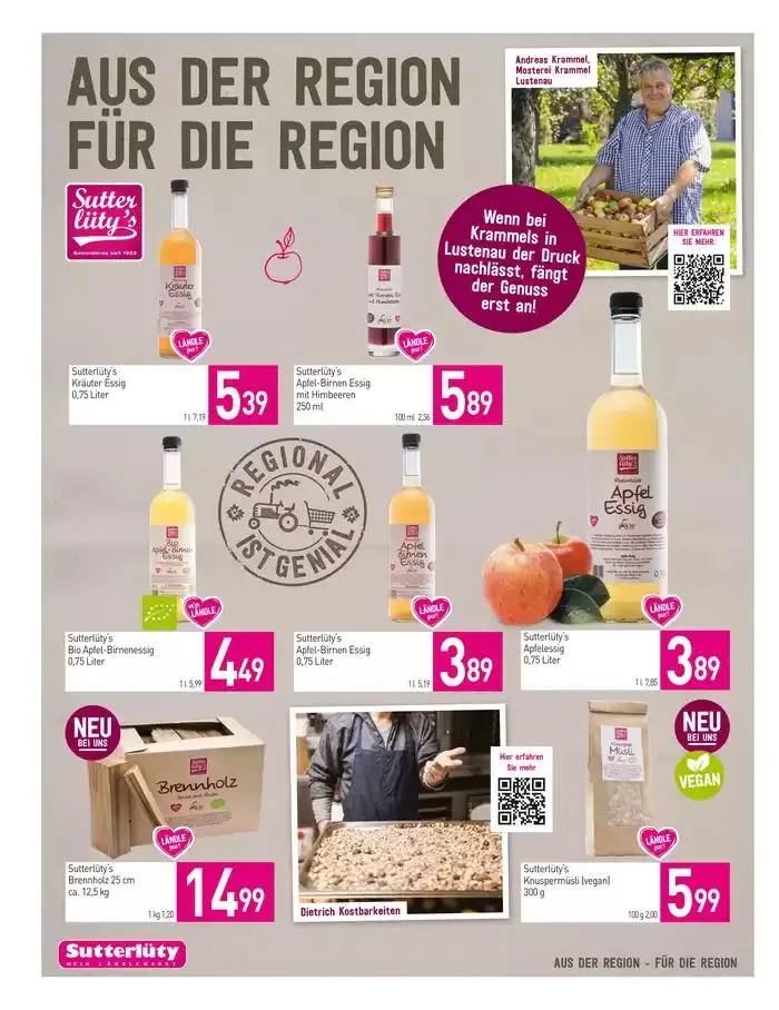 Sutterlüty flugblatt von 30. Jänner bis 5. Februar 2025 - Flugblätt seite  12