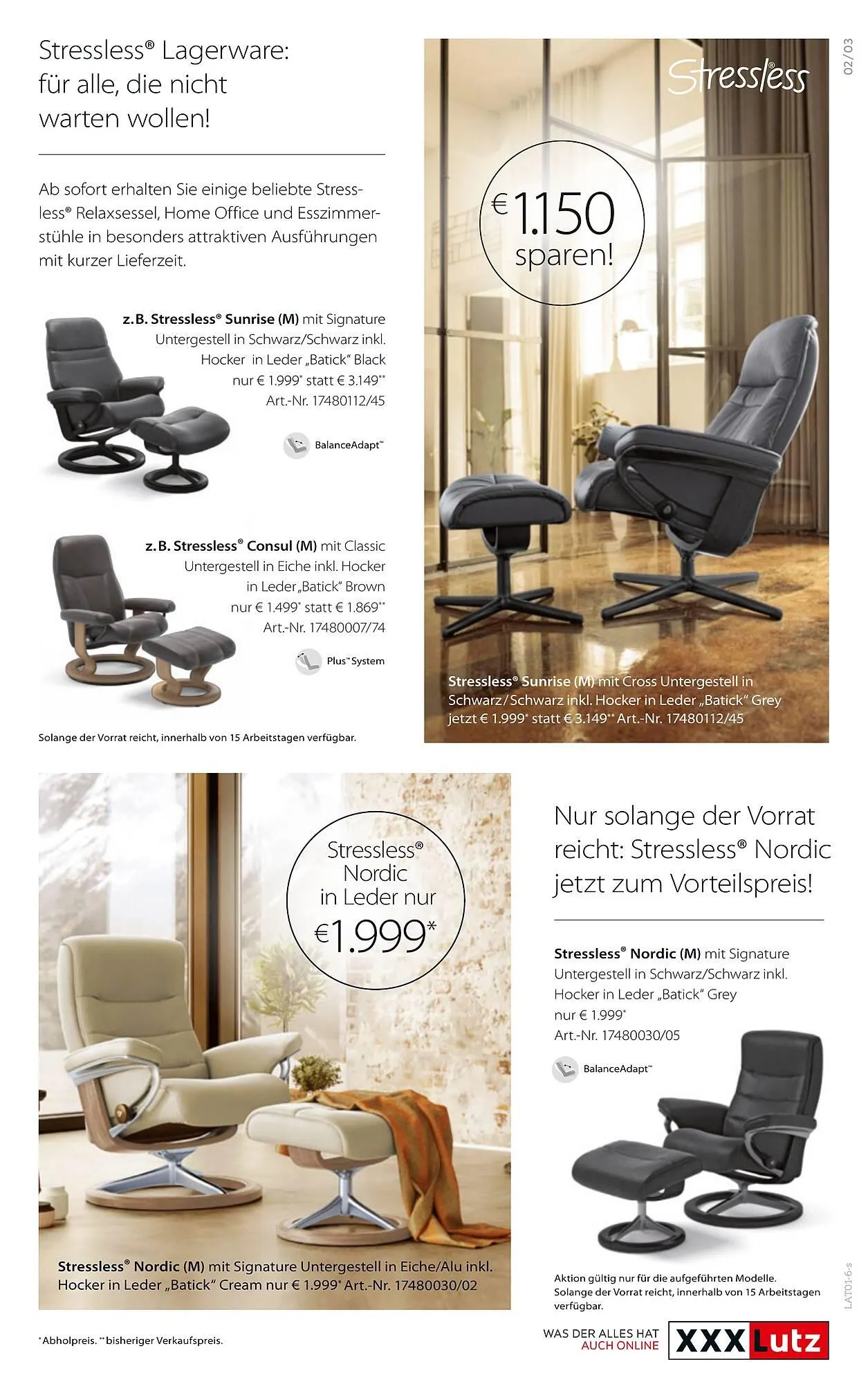 XXXLutz Prospekt von 30. Dezember bis 31. Jänner 2026 - Flugblätt seite 3